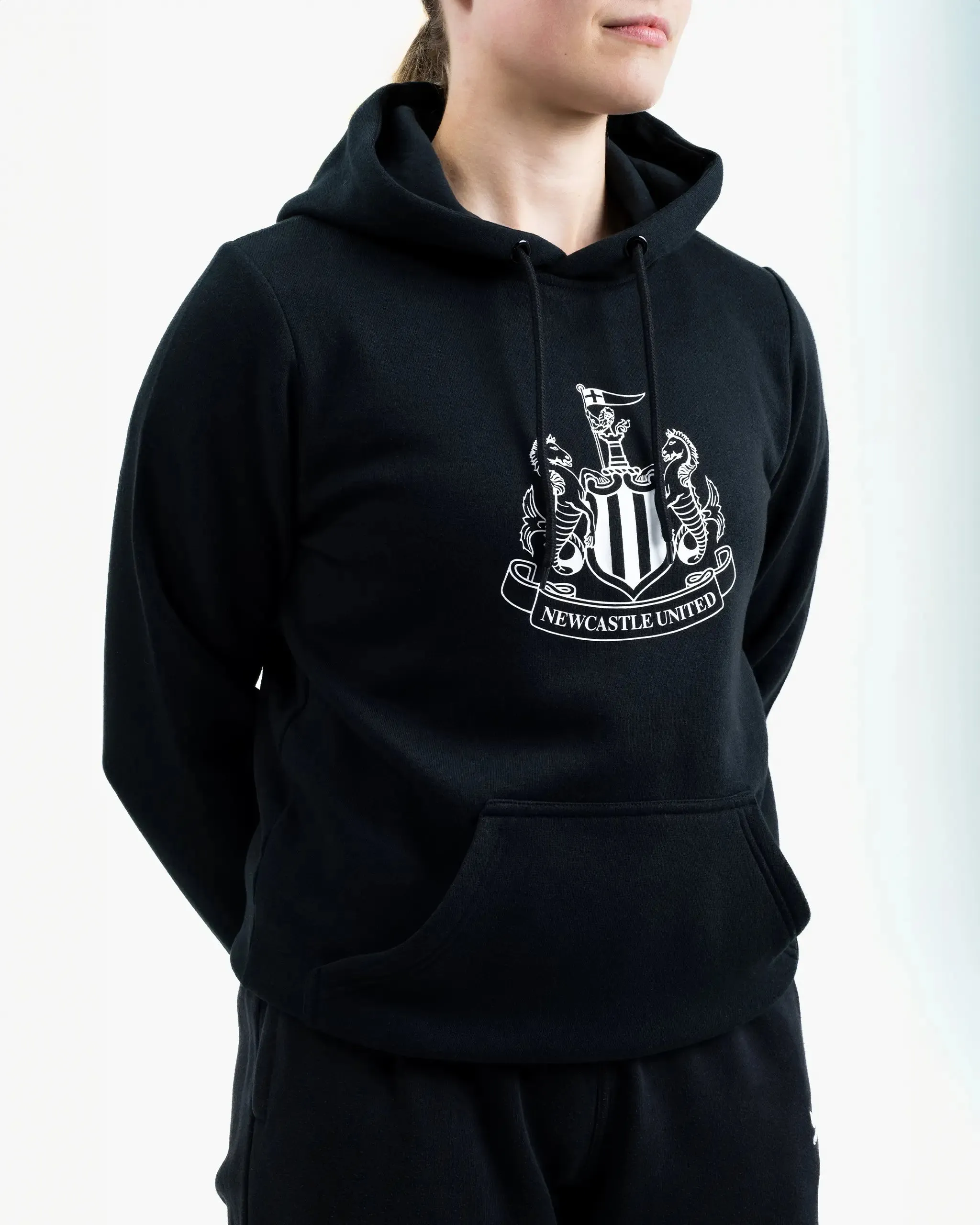 Newcastle United Women's Black Terrace Large Crest Hoodie sold by Newcastle United product image thumbnail 5