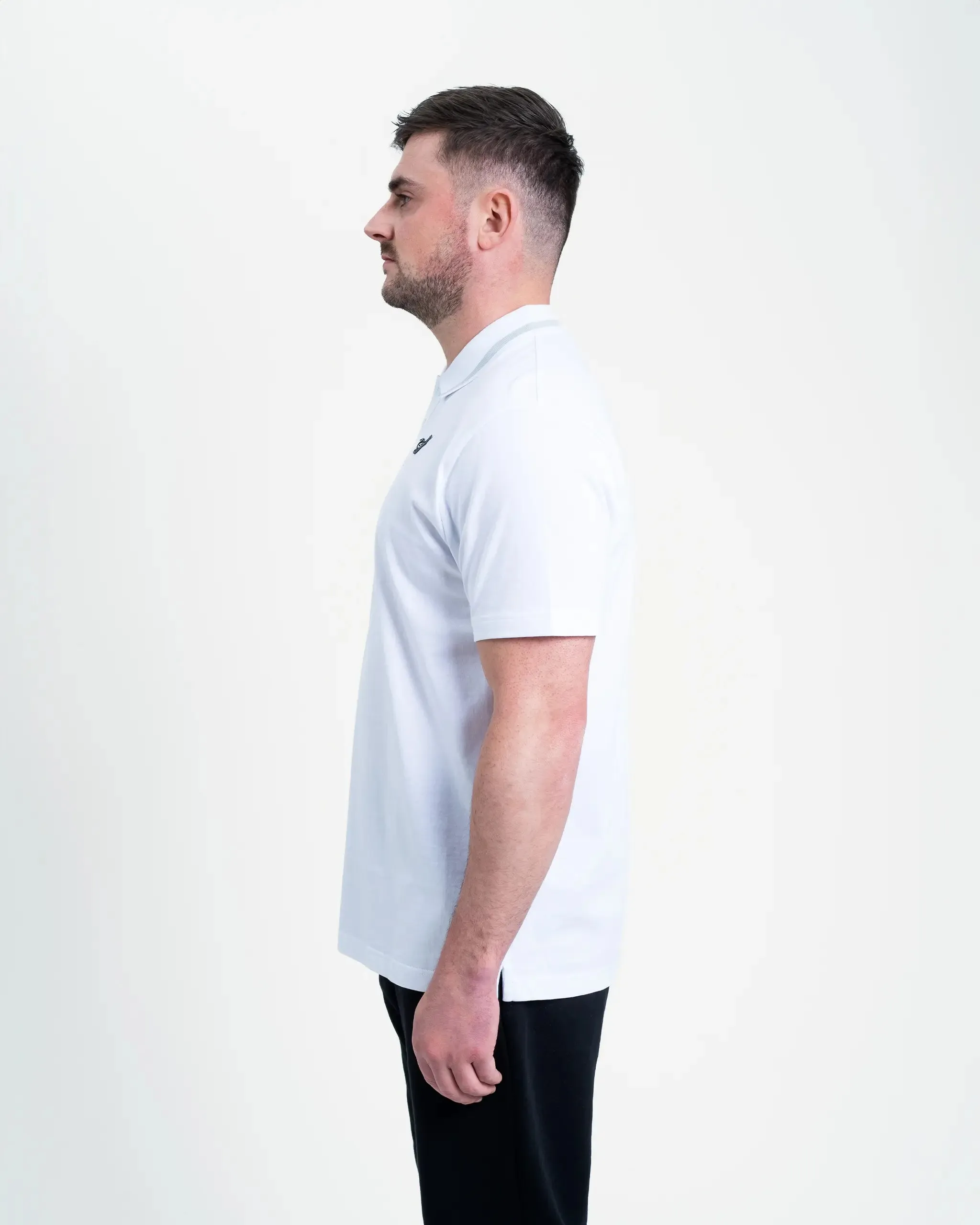 Newcastle United White Tipped Polo Shirt sold by Newcastle United product image thumbnail 3