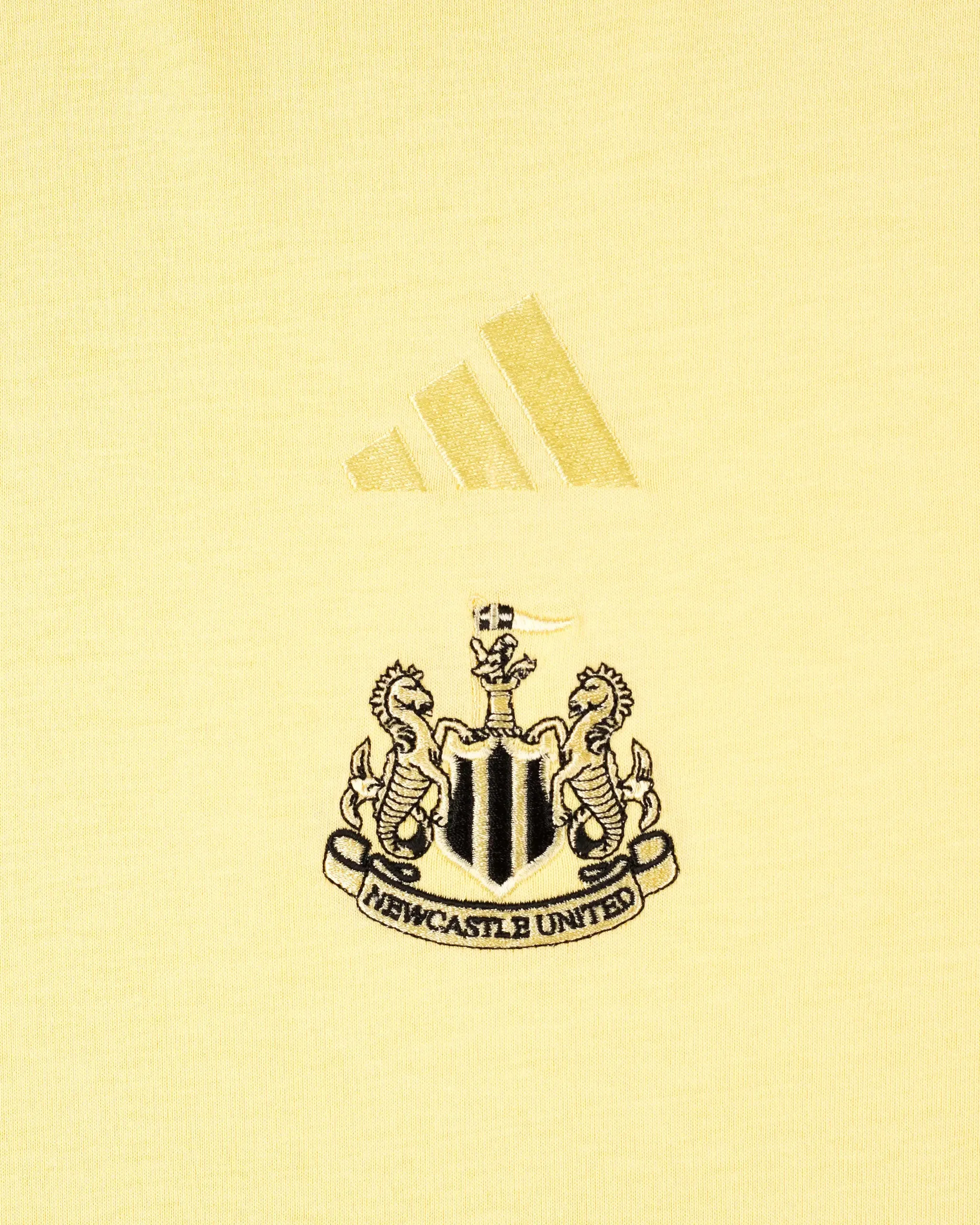 Newcastle United adidas Women's All SZN Yellow Loose Tee sold by Newcastle United product image thumbnail 3