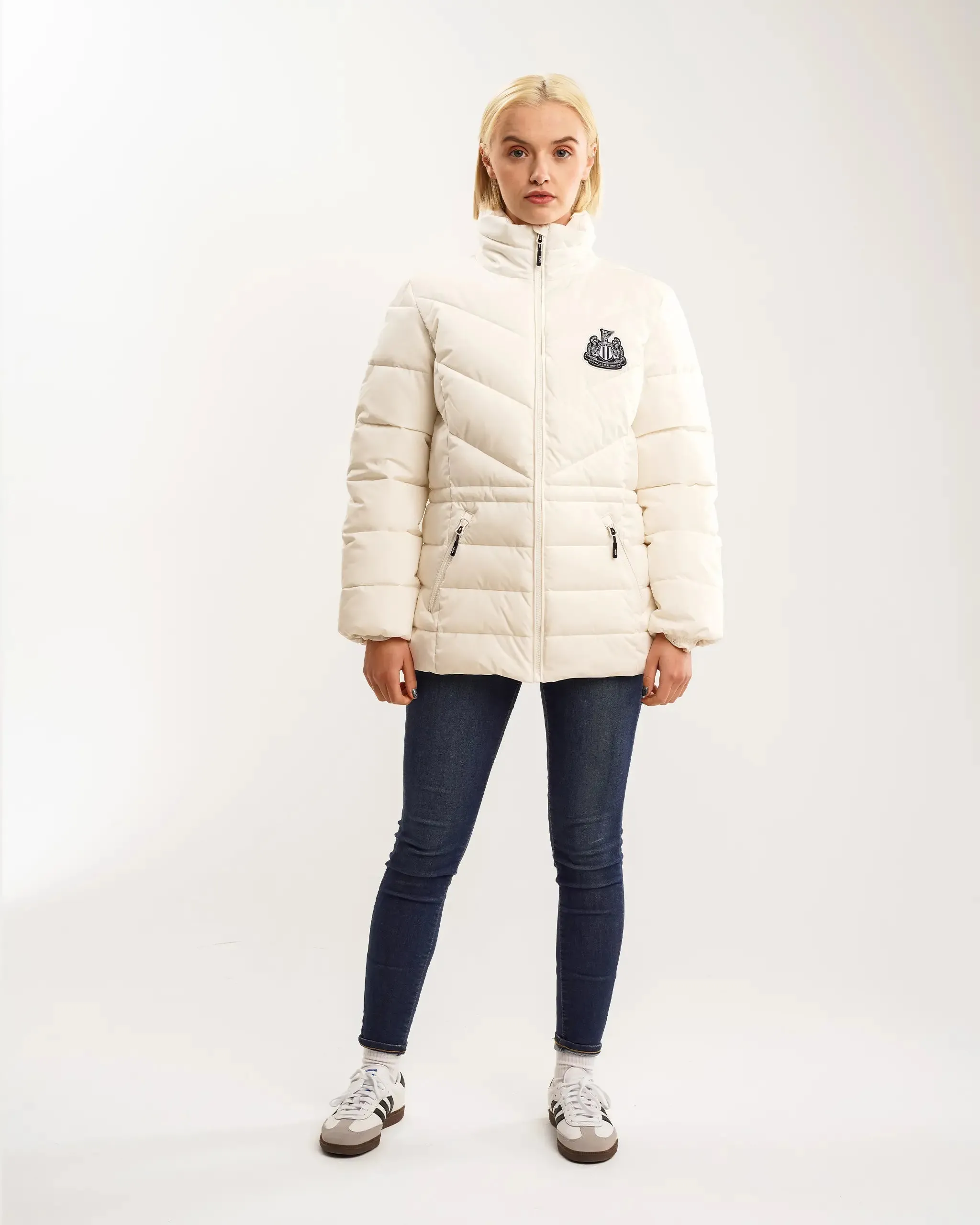 Newcastle United Women's White Lightweight Jacket sold by Newcastle United