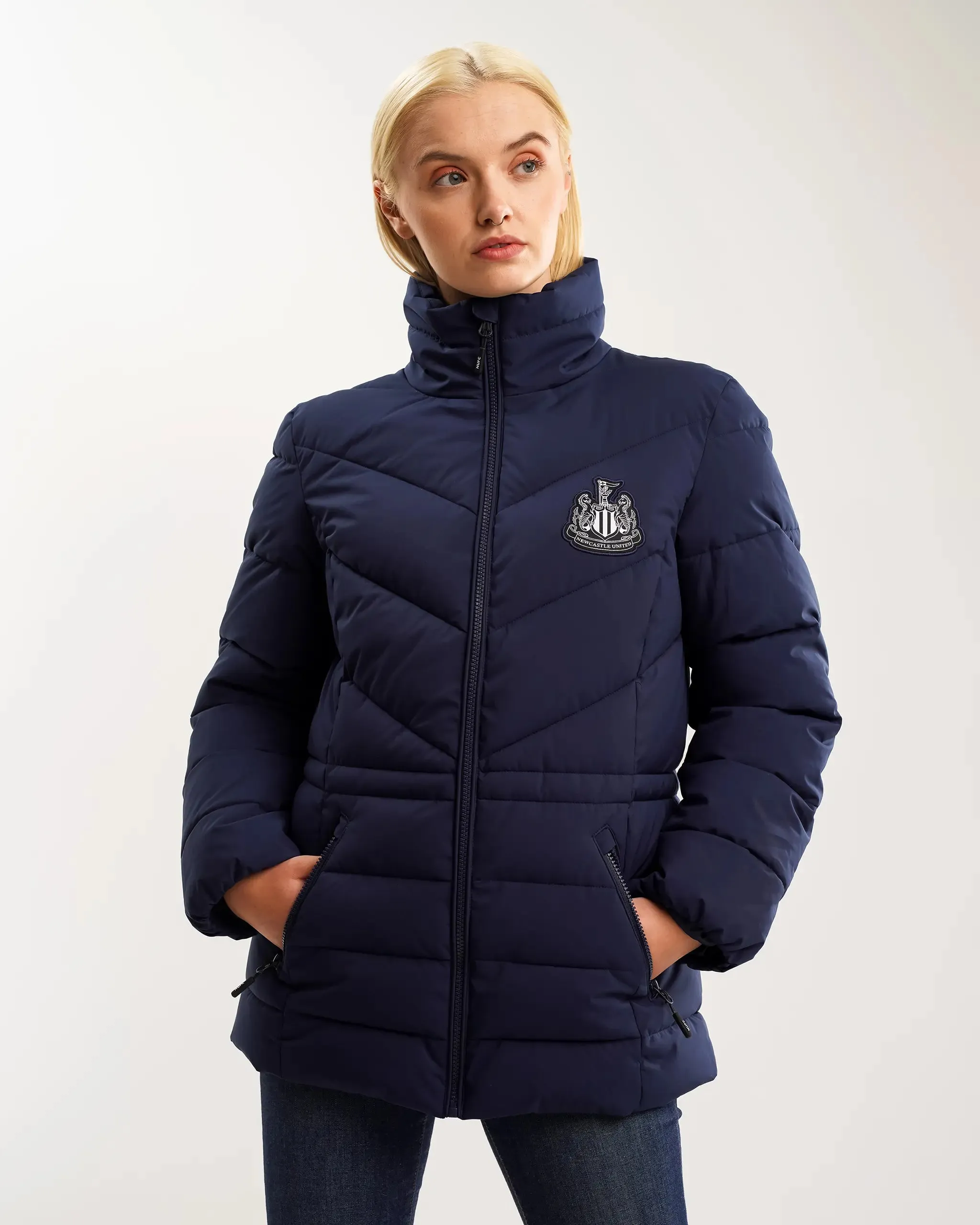 Newcastle United Women's Navy Lightweight Jacket sold by Newcastle United product image thumbnail 5