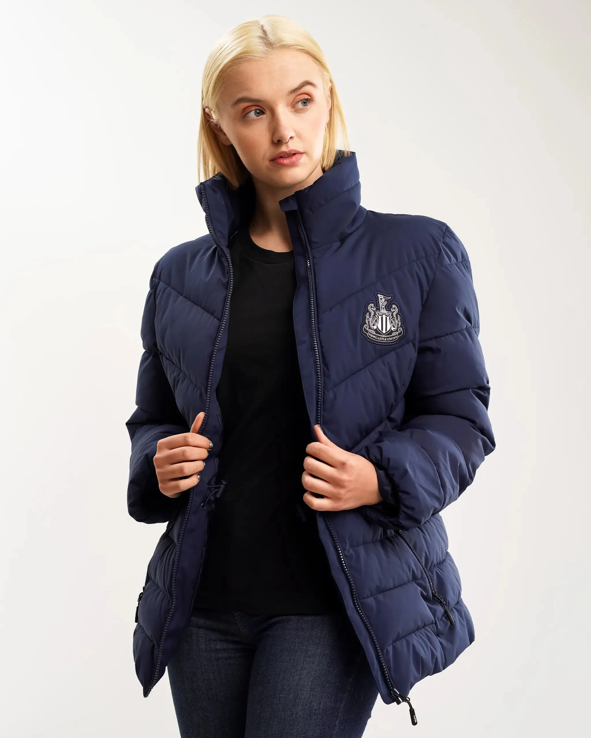 Newcastle United Women's Navy Lightweight Jacket sold by Newcastle United product image thumbnail 2
