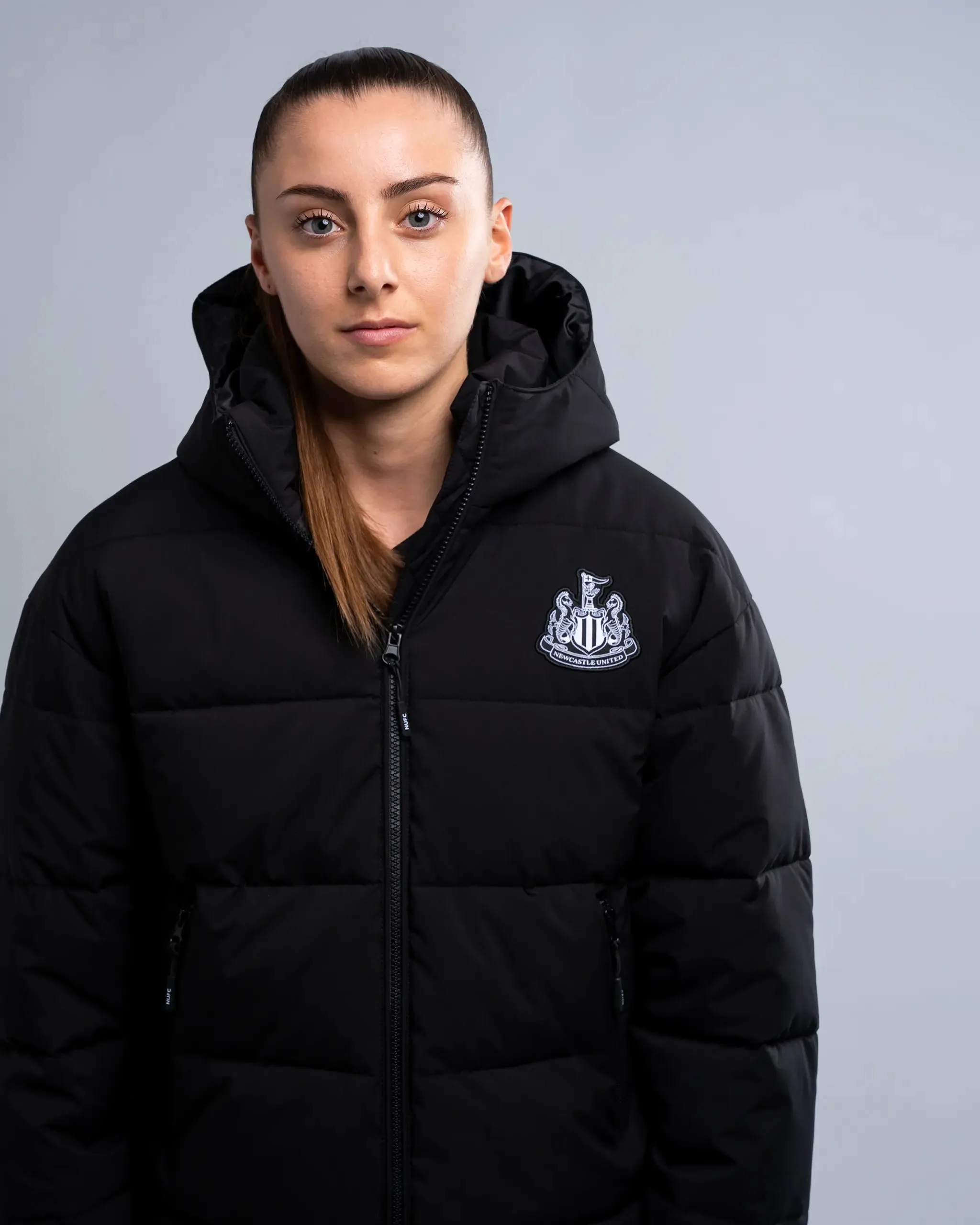 Newcastle United Women's Black Padded Jacket sold by Newcastle United product image thumbnail 2