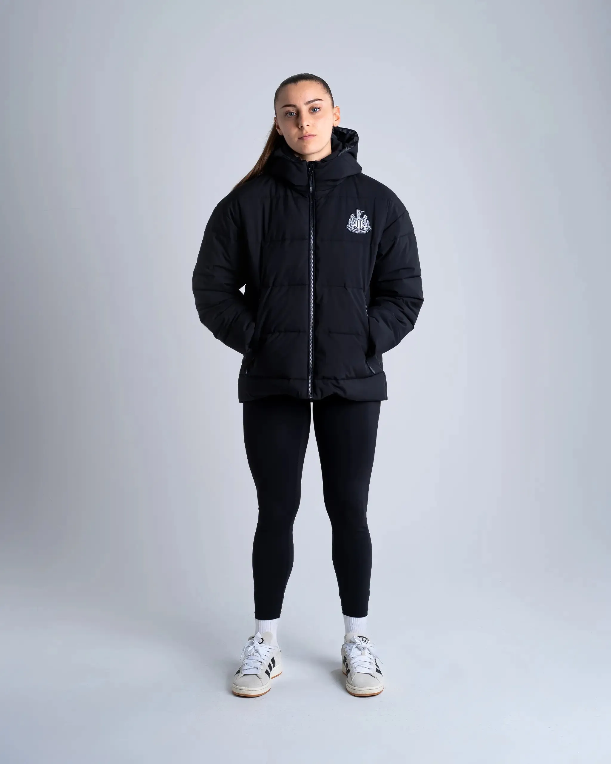 Newcastle United Women's Black Padded Jacket sold by Newcastle United