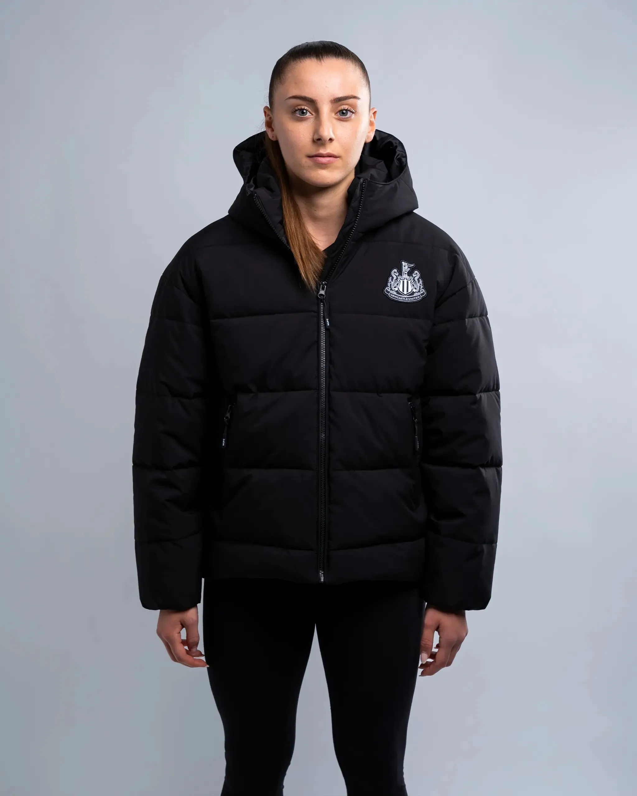 Newcastle United Women's Black Padded Jacket sold by Newcastle United product image thumbnail 4