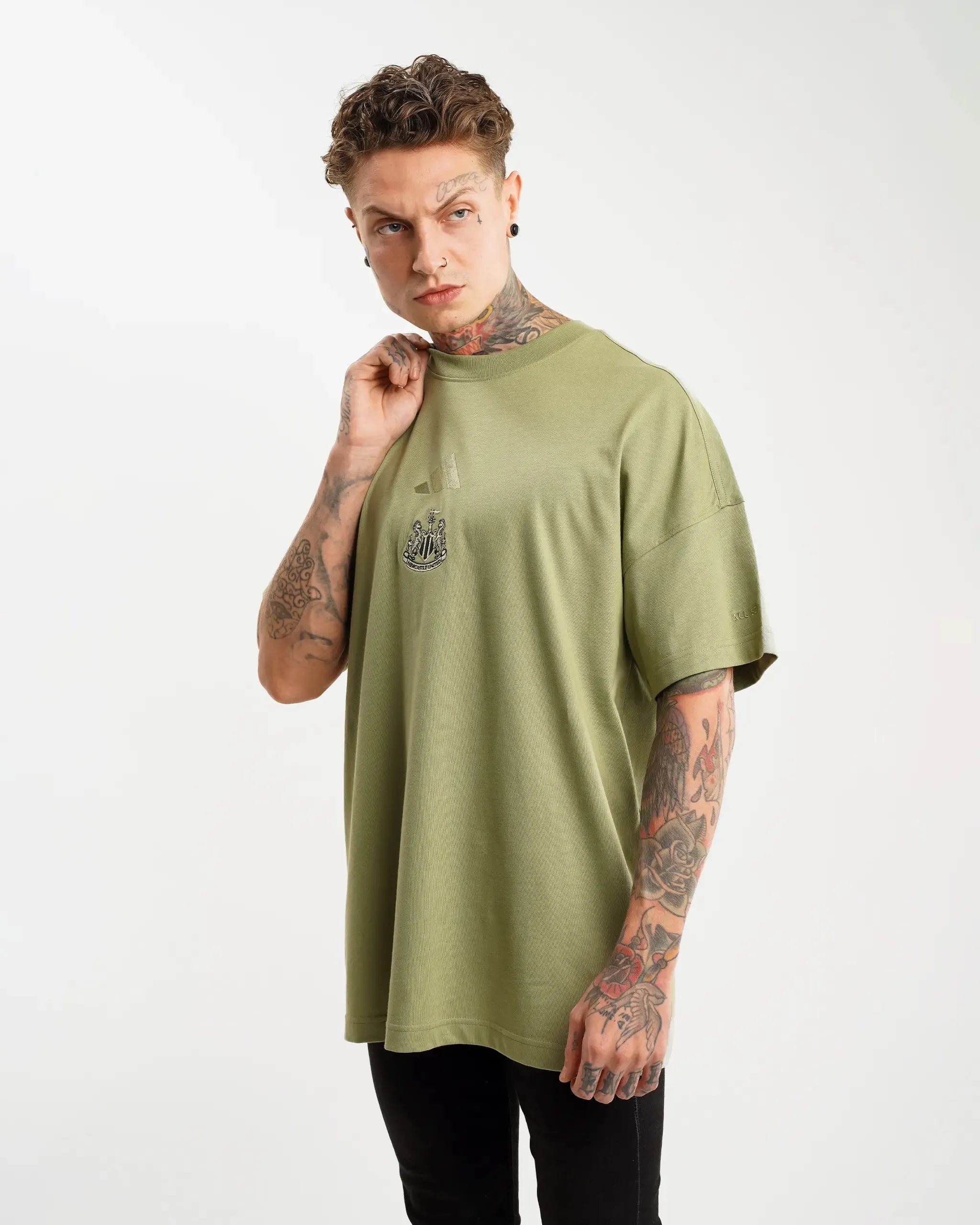 Newcastle United adidas Men's All SZN Green T-Shirt sold by Newcastle United product image thumbnail 5
