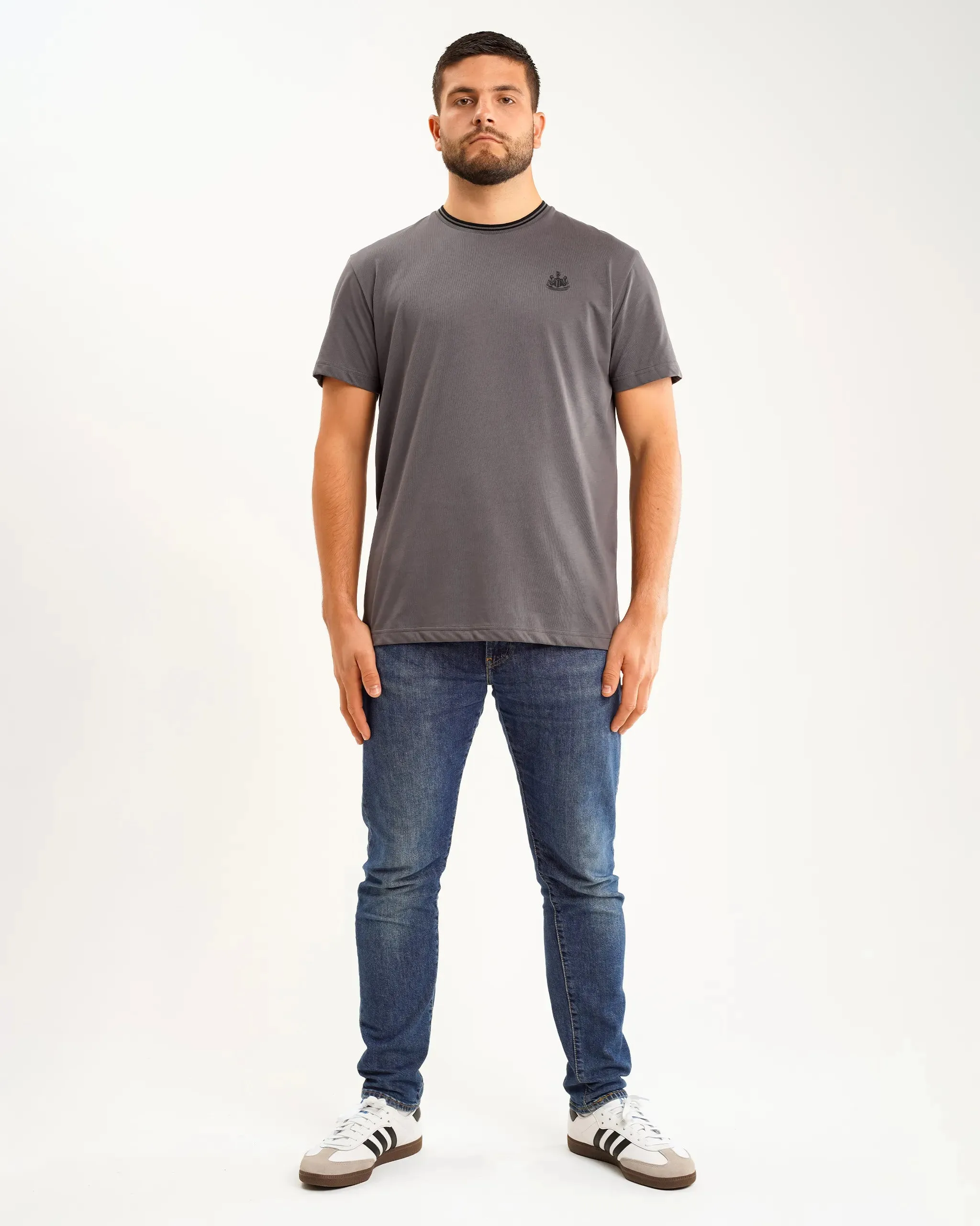 Newcastle United Men's Black Label Grey T-Shirt sold by Newcastle United