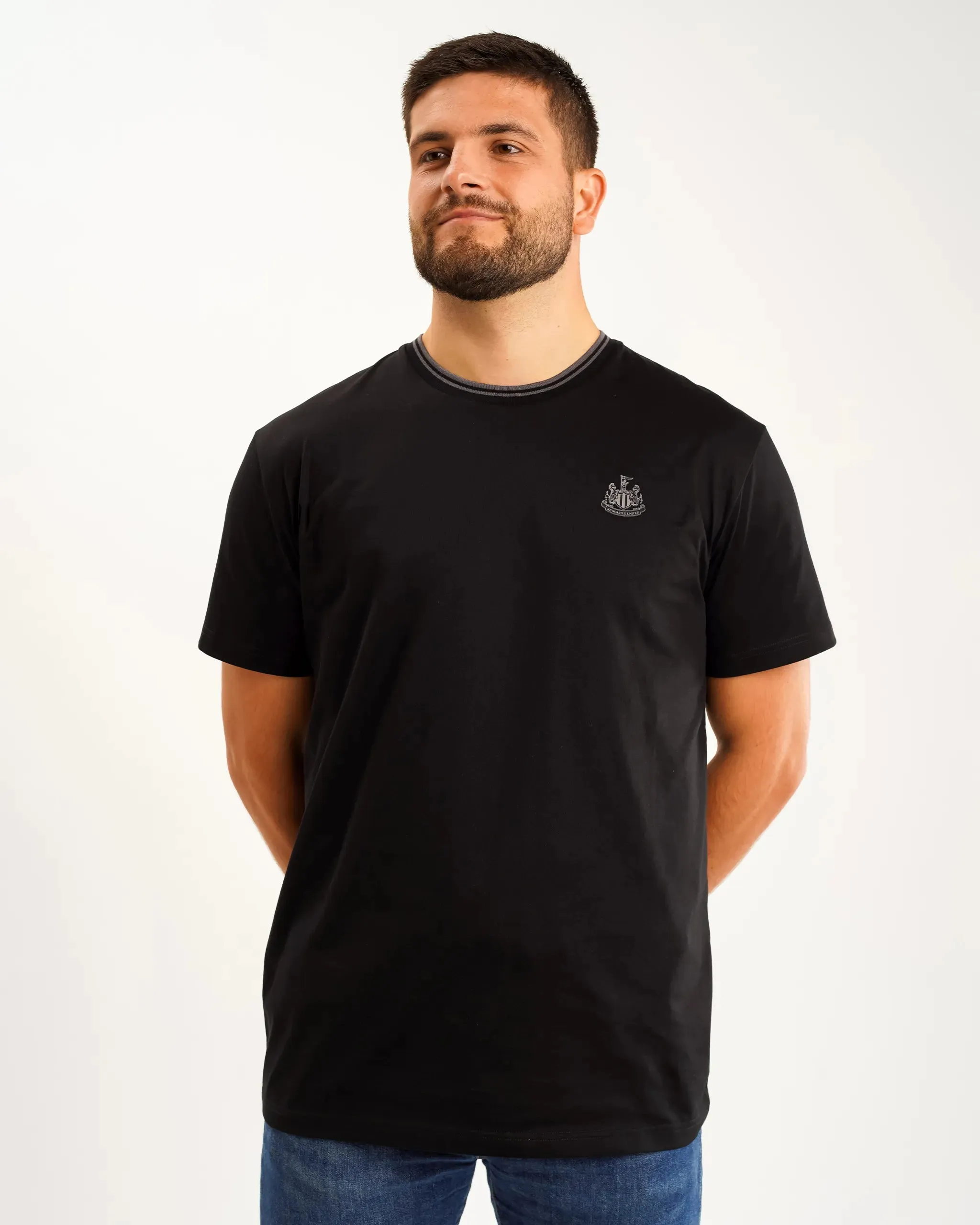 Newcastle United Men's Black Label Black T-Shirt sold by Newcastle United product image thumbnail 2