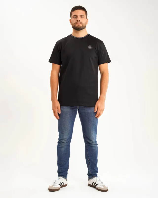 Newcastle United Men's Black Label Black T-Shirt sold by Newcastle United