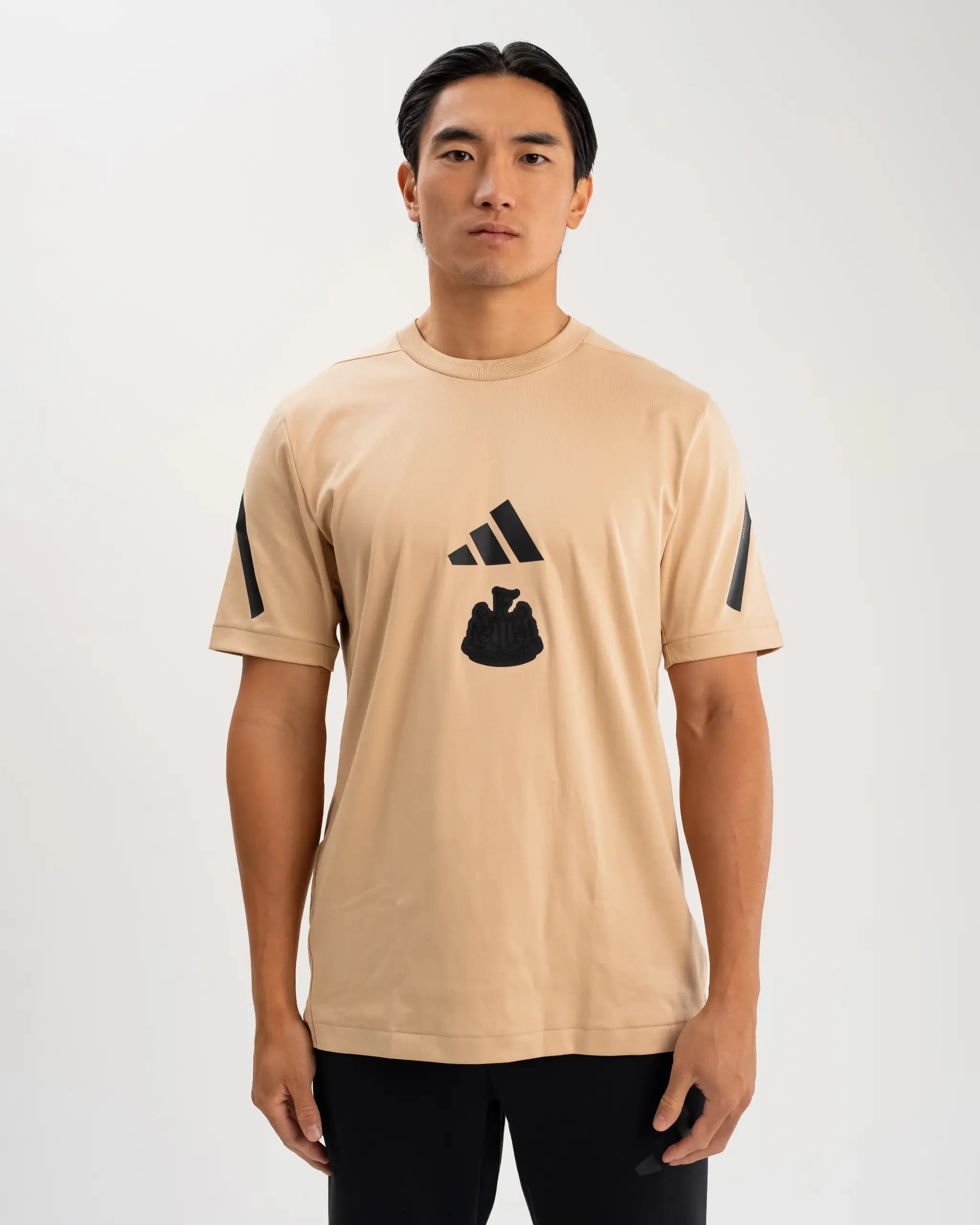 Newcastle United adidas Men's Z.N.E. Beige T-Shirt sold by Newcastle United product image thumbnail 2