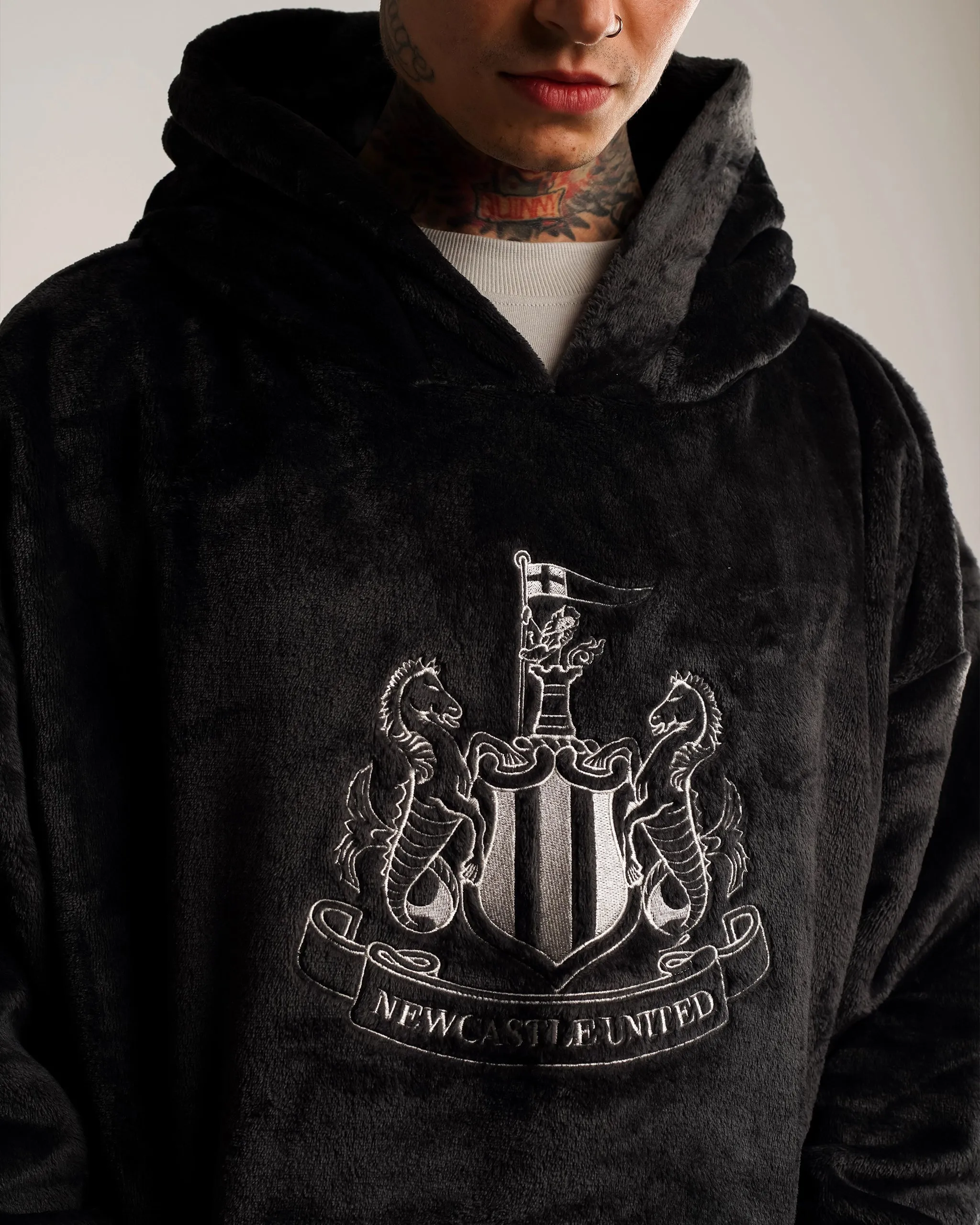 Newcastle United Adult's Oversized Lounge Hoodie sold by Newcastle United product image thumbnail 3