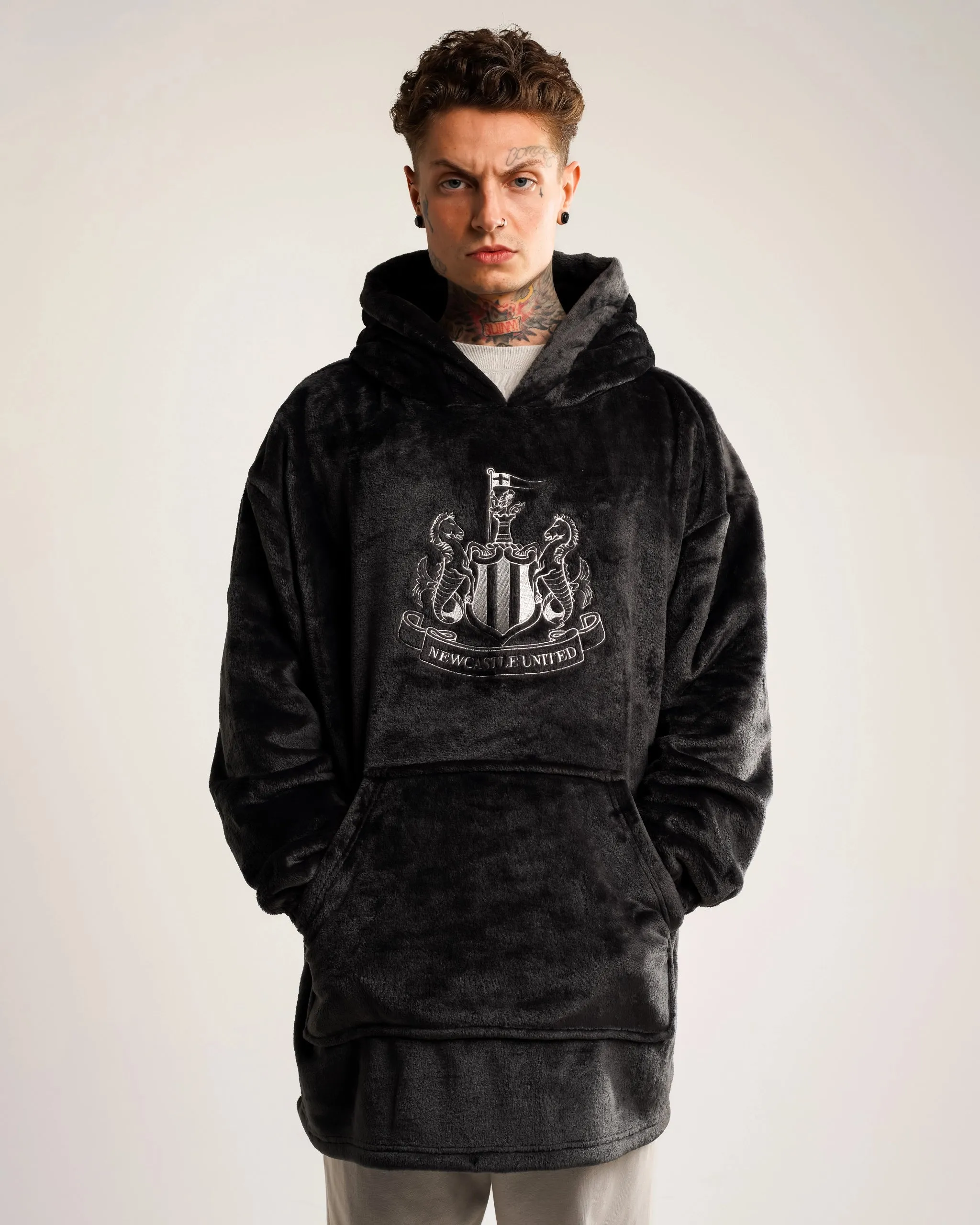 Newcastle United Adult's Oversized Lounge Hoodie sold by Newcastle United product image thumbnail 2