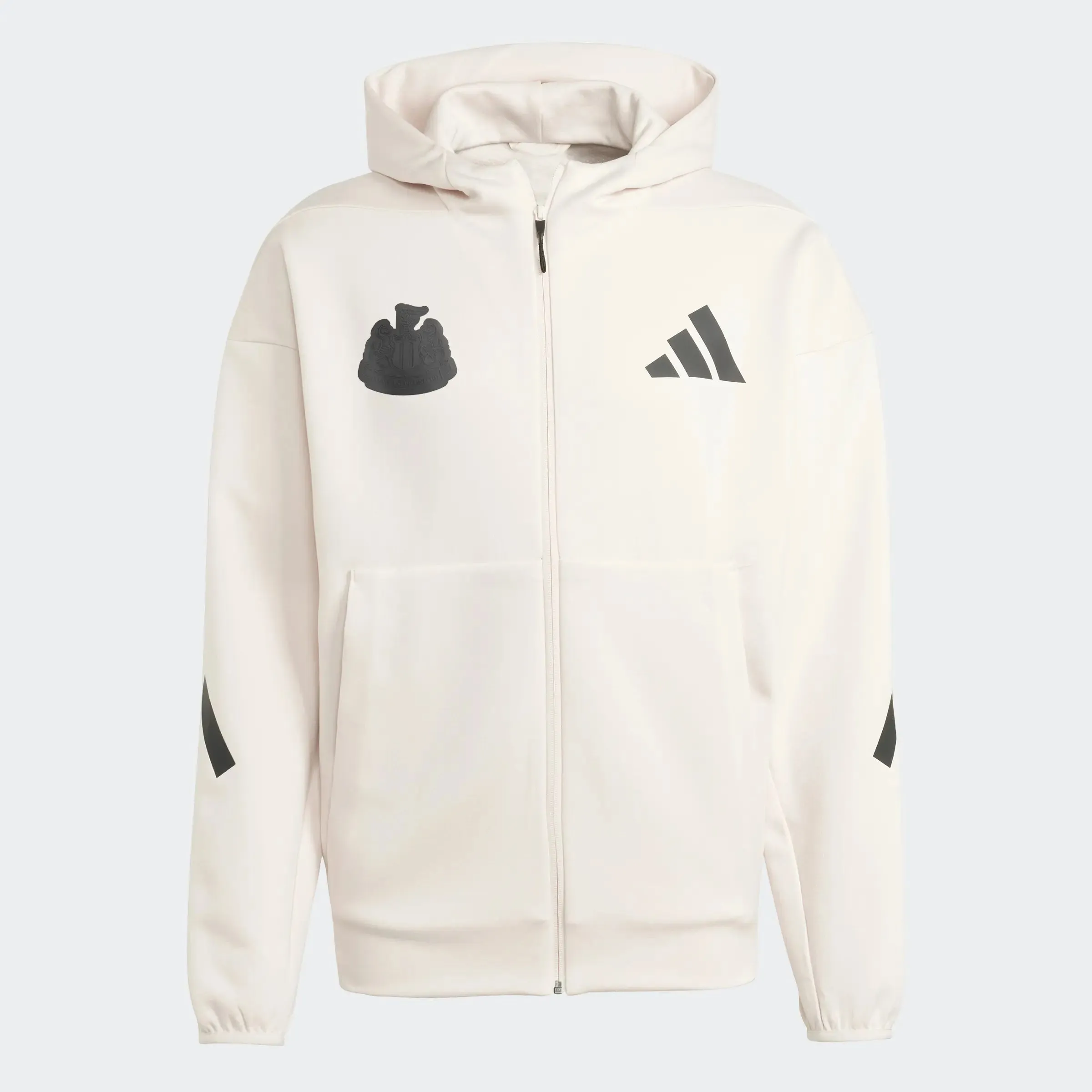 Newcastle United adidas Men's Z.N.E. Pink Full Zip Hoodie sold by Newcastle United product image thumbnail 3