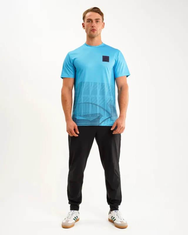 Newcastle United Men's Blue Printed Tee sold by Newcastle United