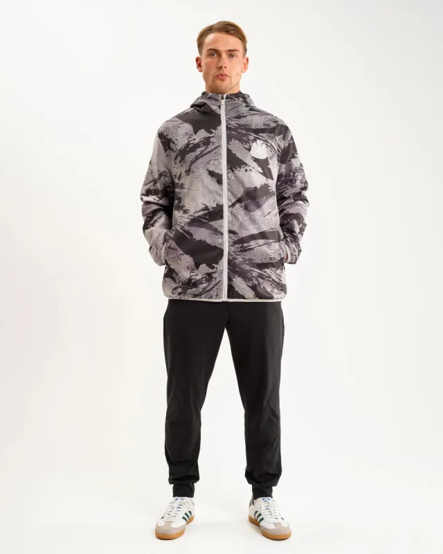 Newcastle United Men's Grey Camo Poly Shower Jacket sold by Newcastle United