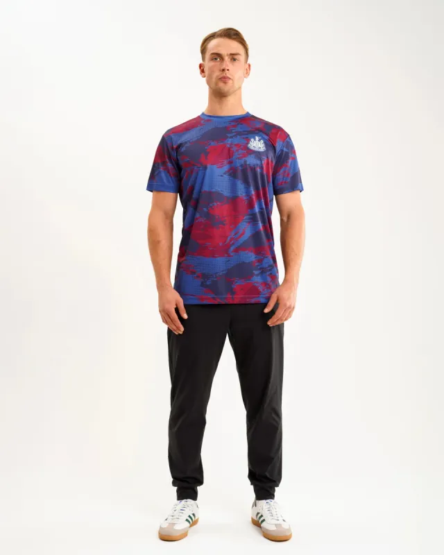 Newcastle United Men's Navy Camo Poly Tee sold by Newcastle United