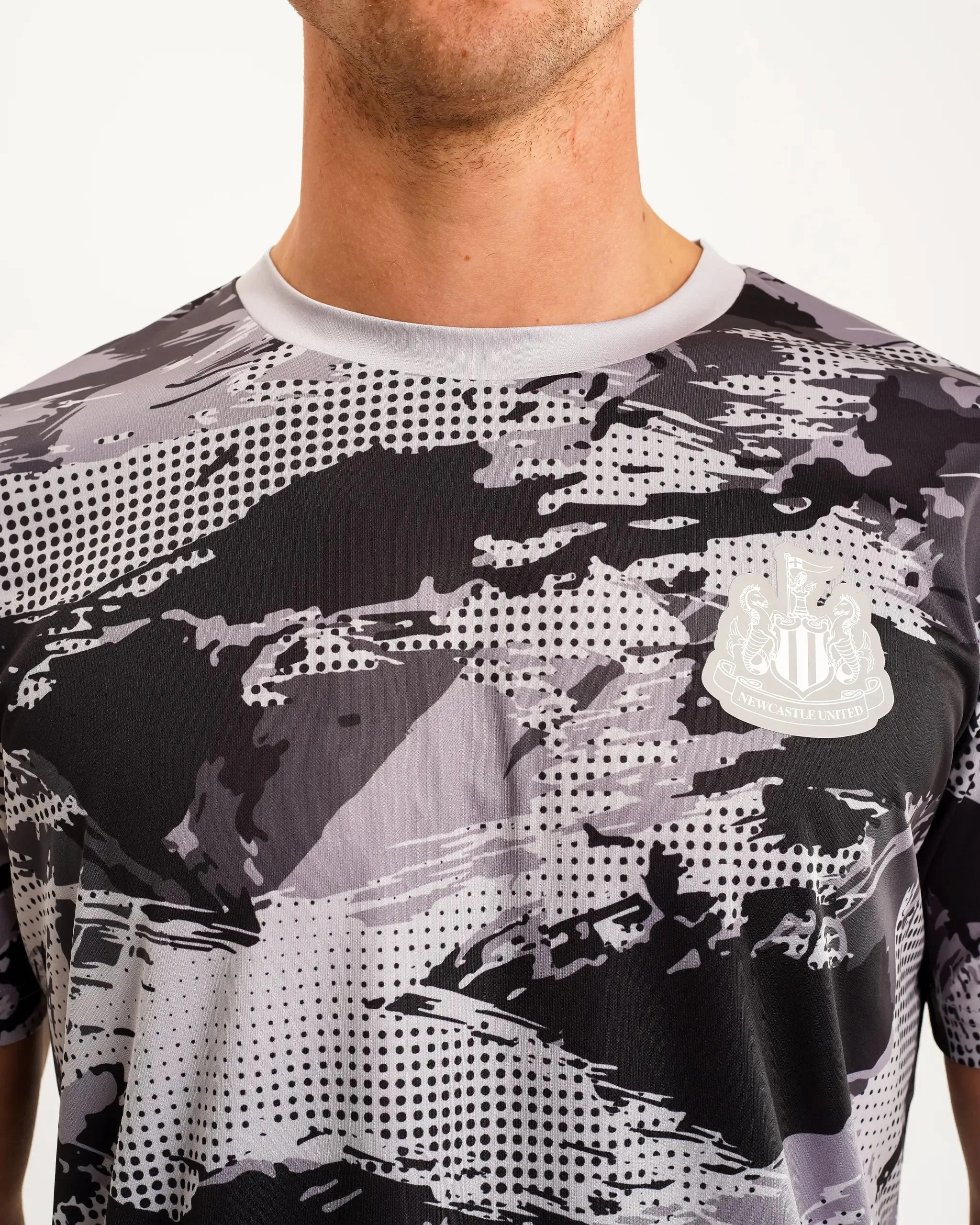 Newcastle United Men's Grey Camo Poly Tee sold by Newcastle United product image thumbnail 5