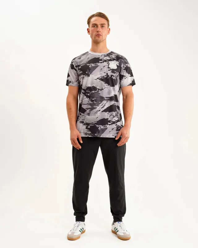 Newcastle United Men's Grey Camo Poly Tee sold by Newcastle United