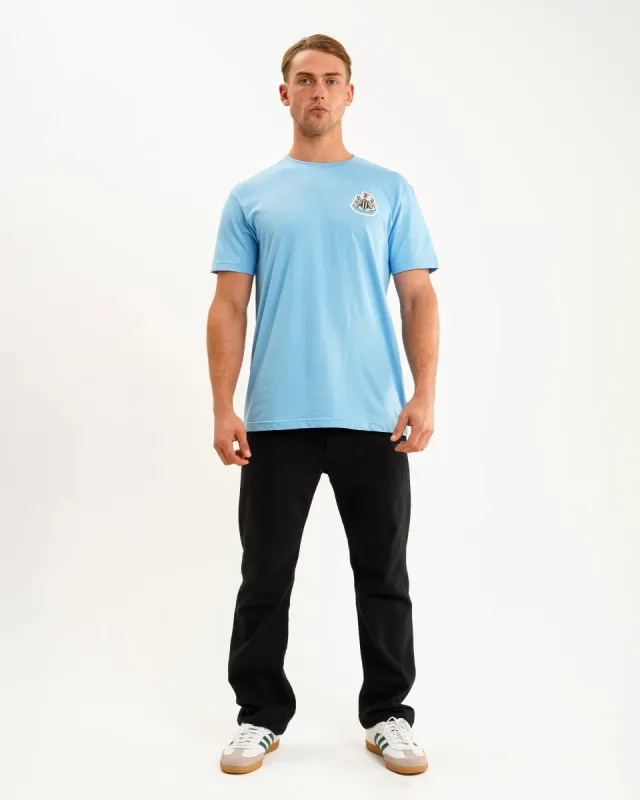 Newcastle United Men's Blue Terrace Crest T-Shirt sold by Newcastle United