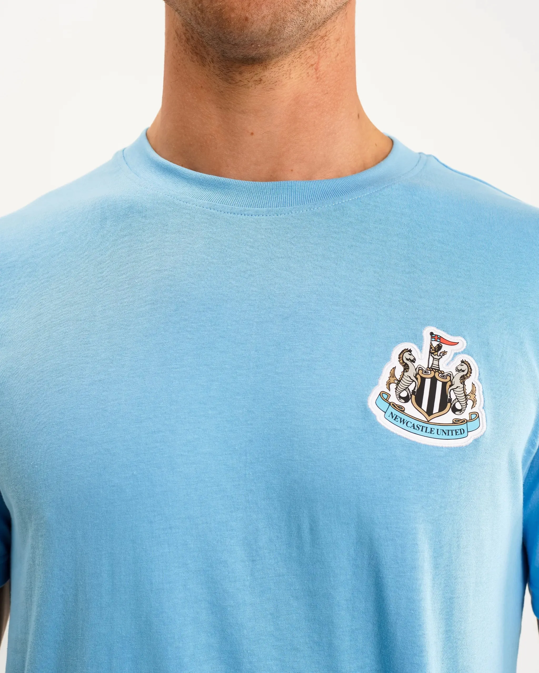 Newcastle United Men's Blue Terrace Crest T-Shirt sold by Newcastle United product image thumbnail 3