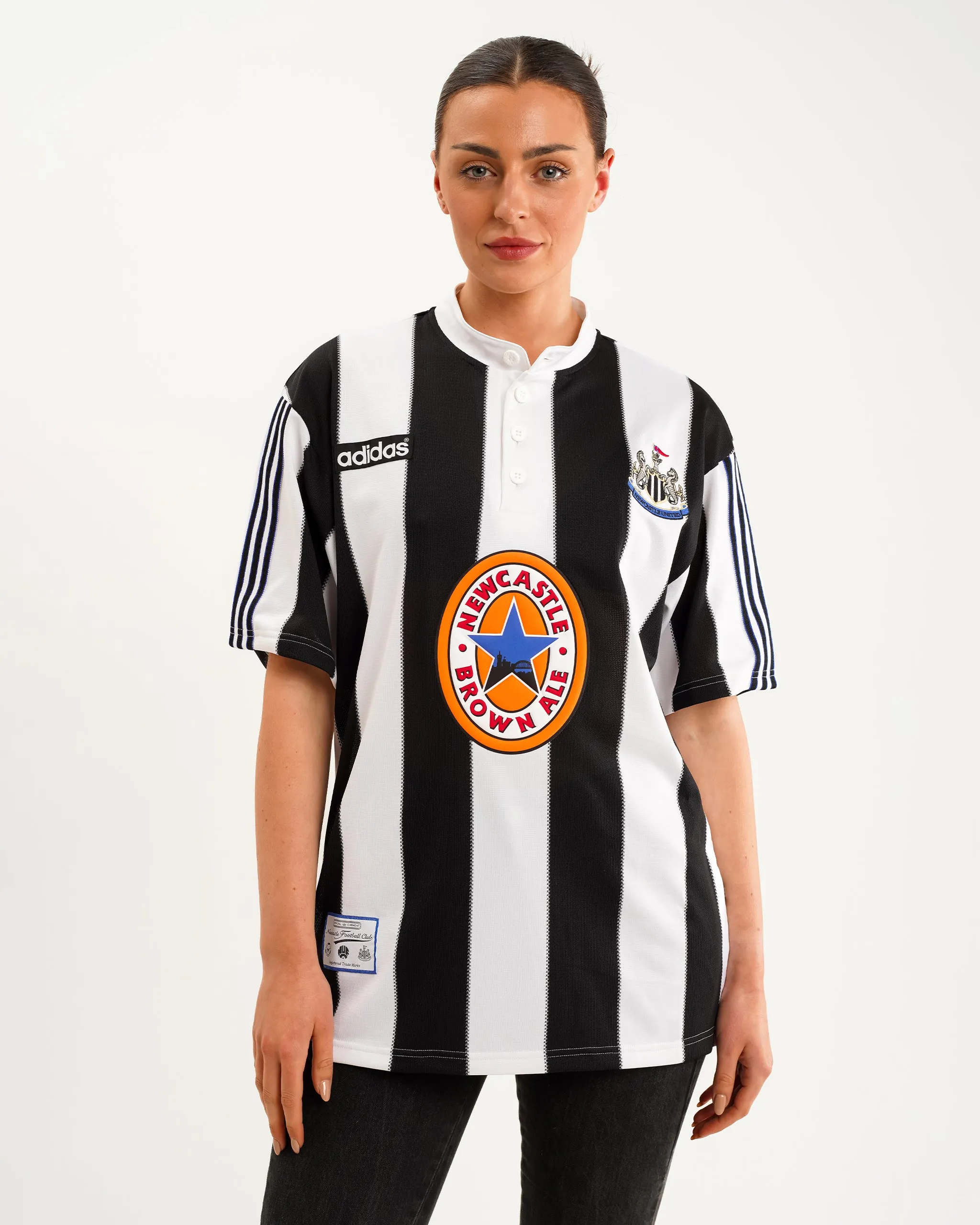 Newcastle United adidas Retro 1995-97 Home Shirt sold by Newcastle United product image thumbnail 2