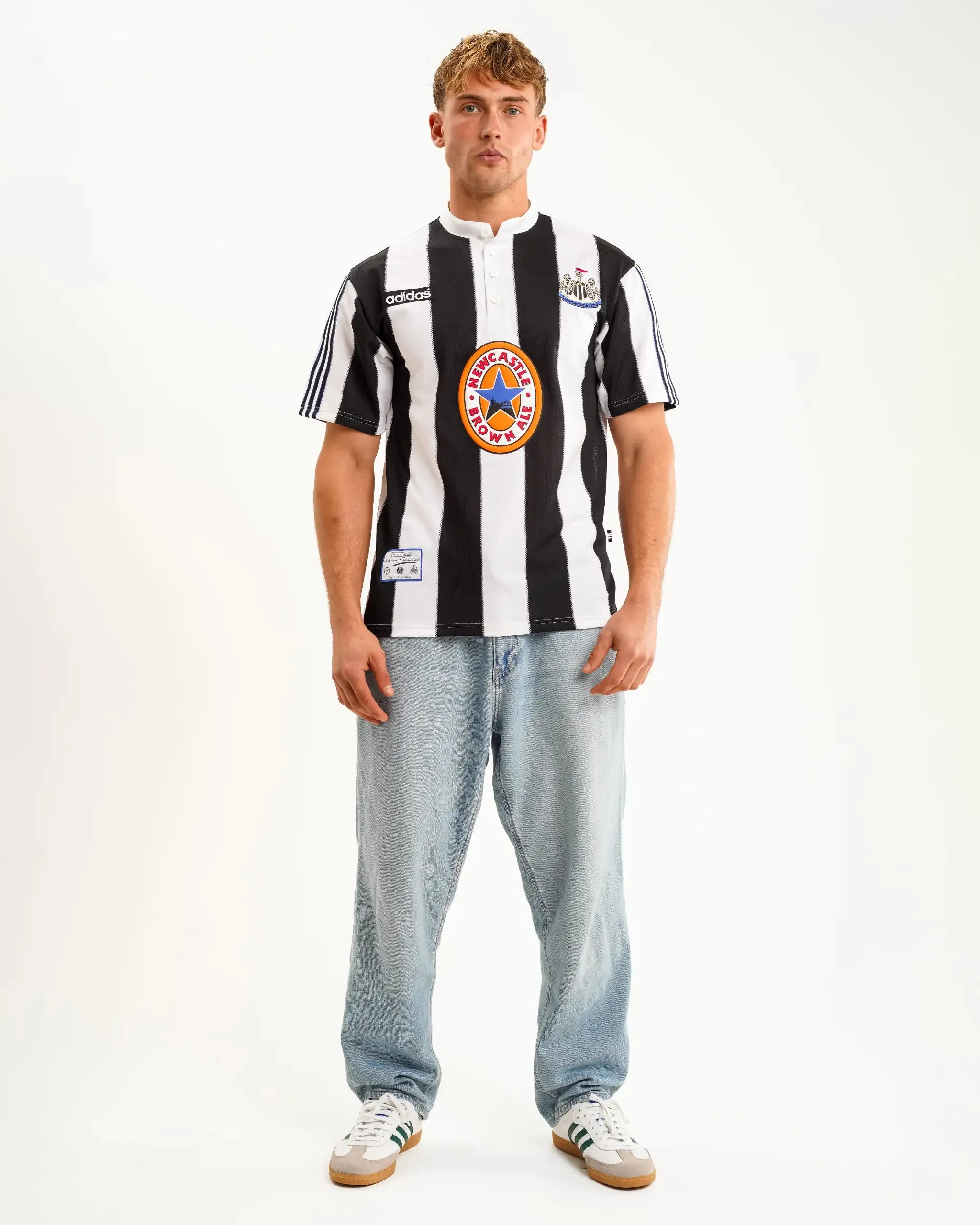 Newcastle United adidas Retro GINOLA 1995-97 Home Shirt sold by Newcastle United product image thumbnail 2
