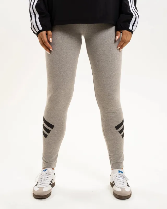 Newcastle United adidas Women's 3-Stripe Grey Leggings sold by Newcastle United
