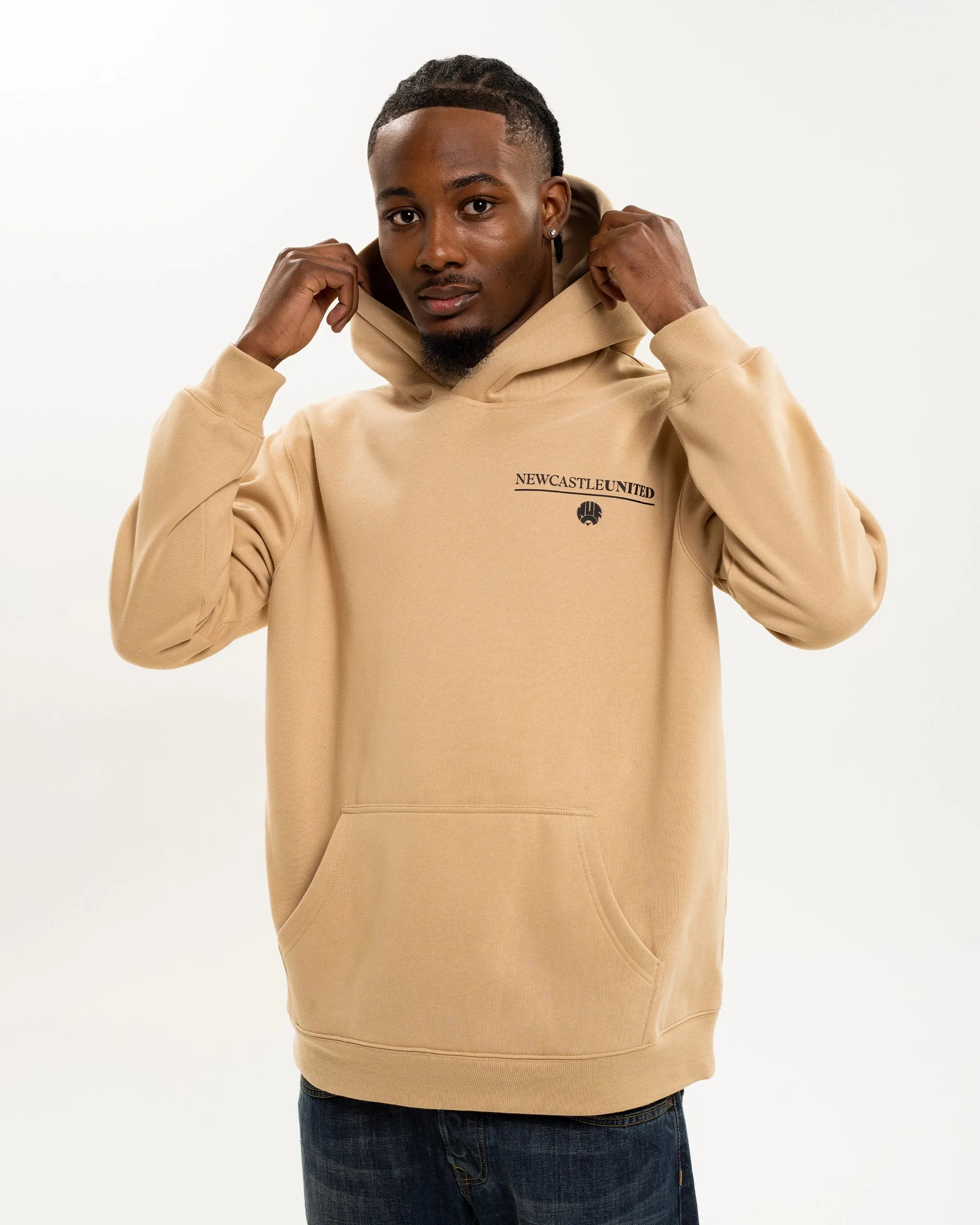 Newcastle United NUFC Retro Crest Beige Hoodie sold by Newcastle United product image thumbnail 5