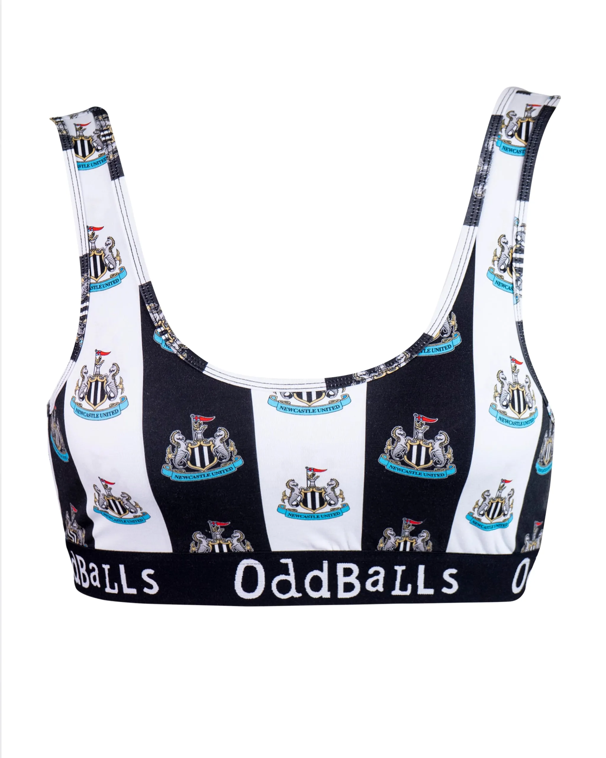 Newcastle United Oddballs Women's Striped Bralette sold by Newcastle United