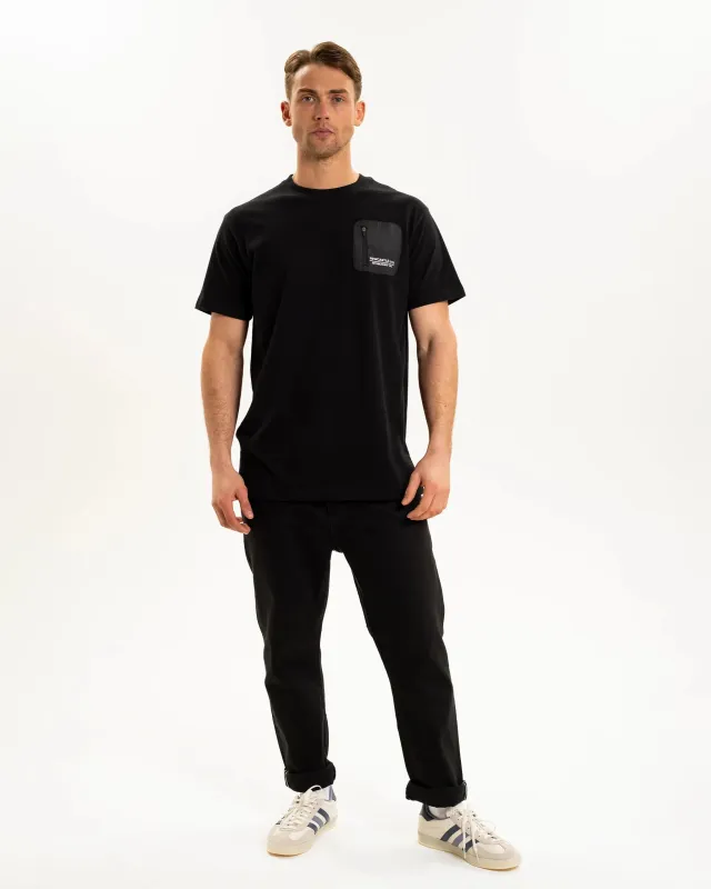 Newcastle United Men's Black Pocket Detailed T-Shirt sold by Newcastle United