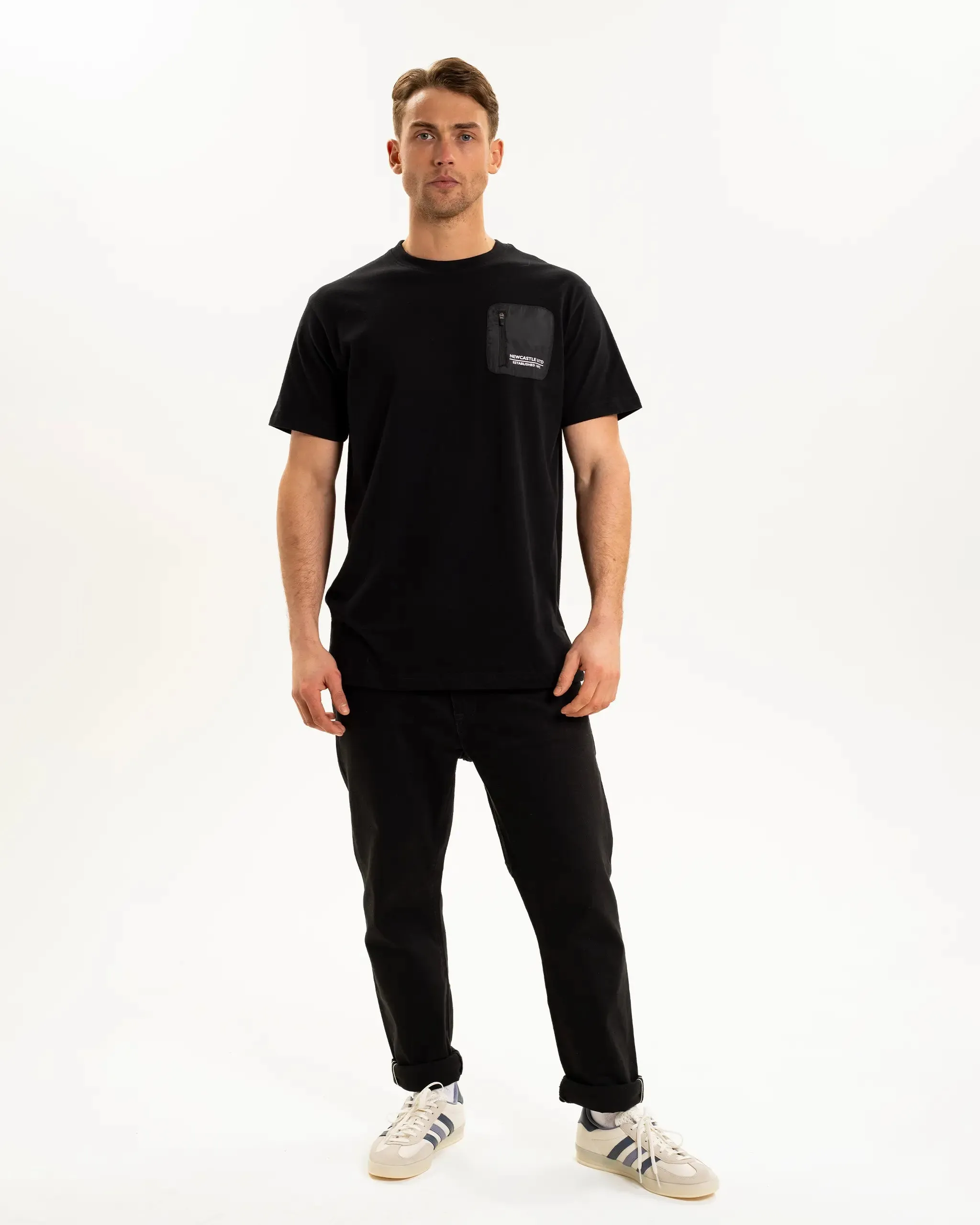 Newcastle United Men's Black Pocket Detailed T-Shirt sold by Newcastle United