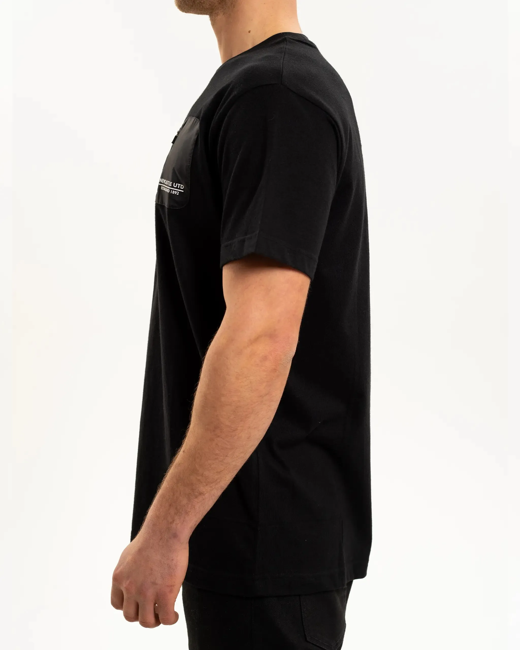 Newcastle United Men's Black Pocket Detailed T-Shirt sold by Newcastle United product image thumbnail 5
