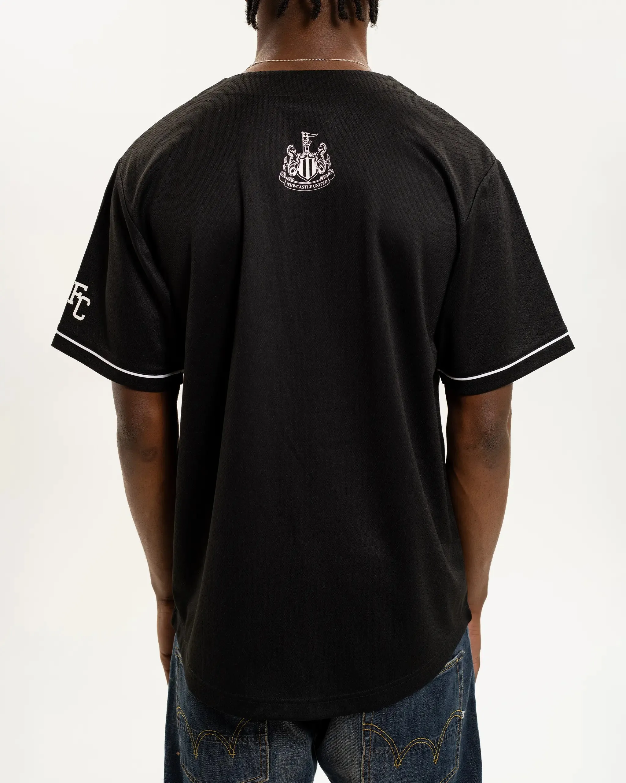 Newcastle United Men's Mesh Baseball Jersey sold by Newcastle United product image thumbnail 4