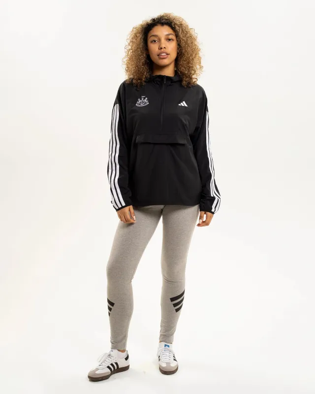Newcastle United adidas Women's 3-Stripe Overhead 1/2 Zip Windbreaker Jacket sold by Newcastle United