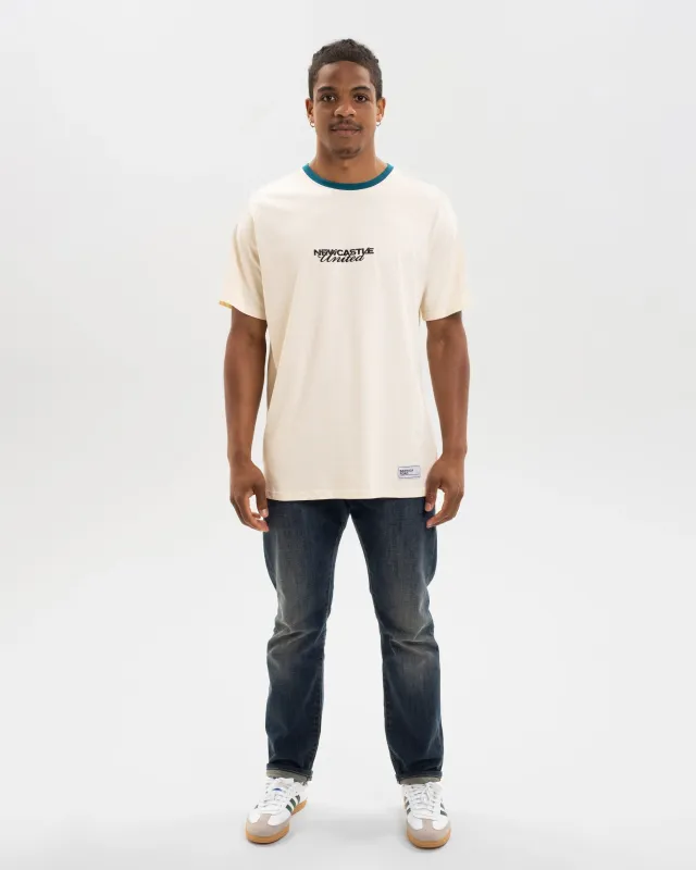 Newcastle United Graphic Off-White T-Shirt sold by Newcastle United