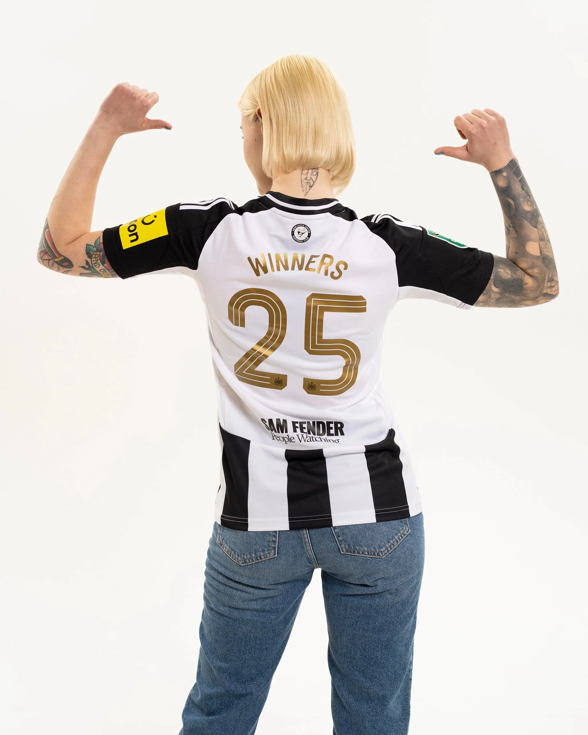Newcastle United adidas Women's Carabao Cup 2025 Winners Shirt sold by Newcastle United product image thumbnail 3