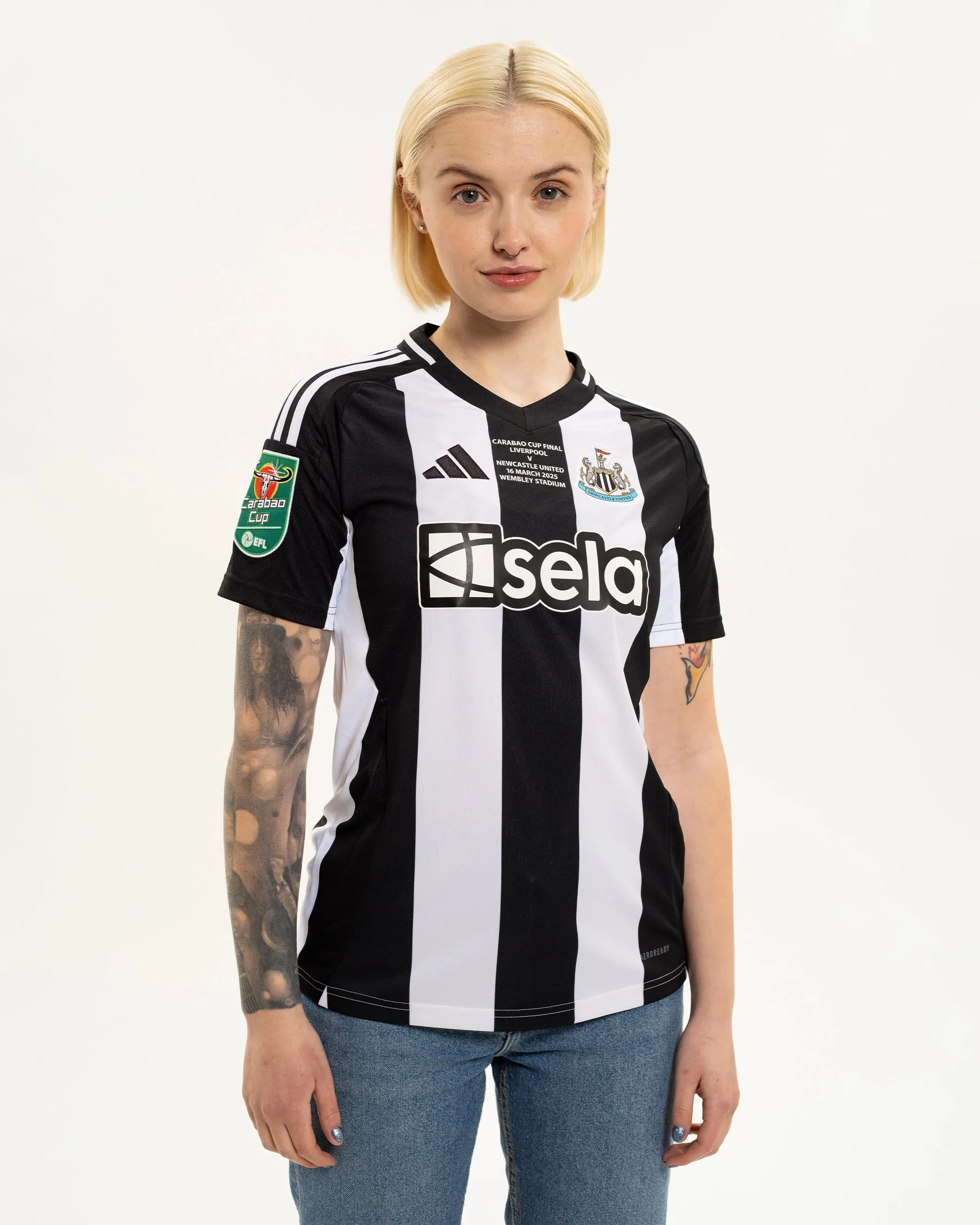 Newcastle United adidas Women's Carabao Cup 2025 Winners Shirt sold by Newcastle United product image thumbnail 2