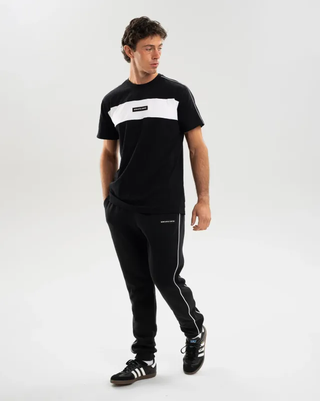 Newcastle United Men's Black Colour Block T-Shirt sold by Newcastle United