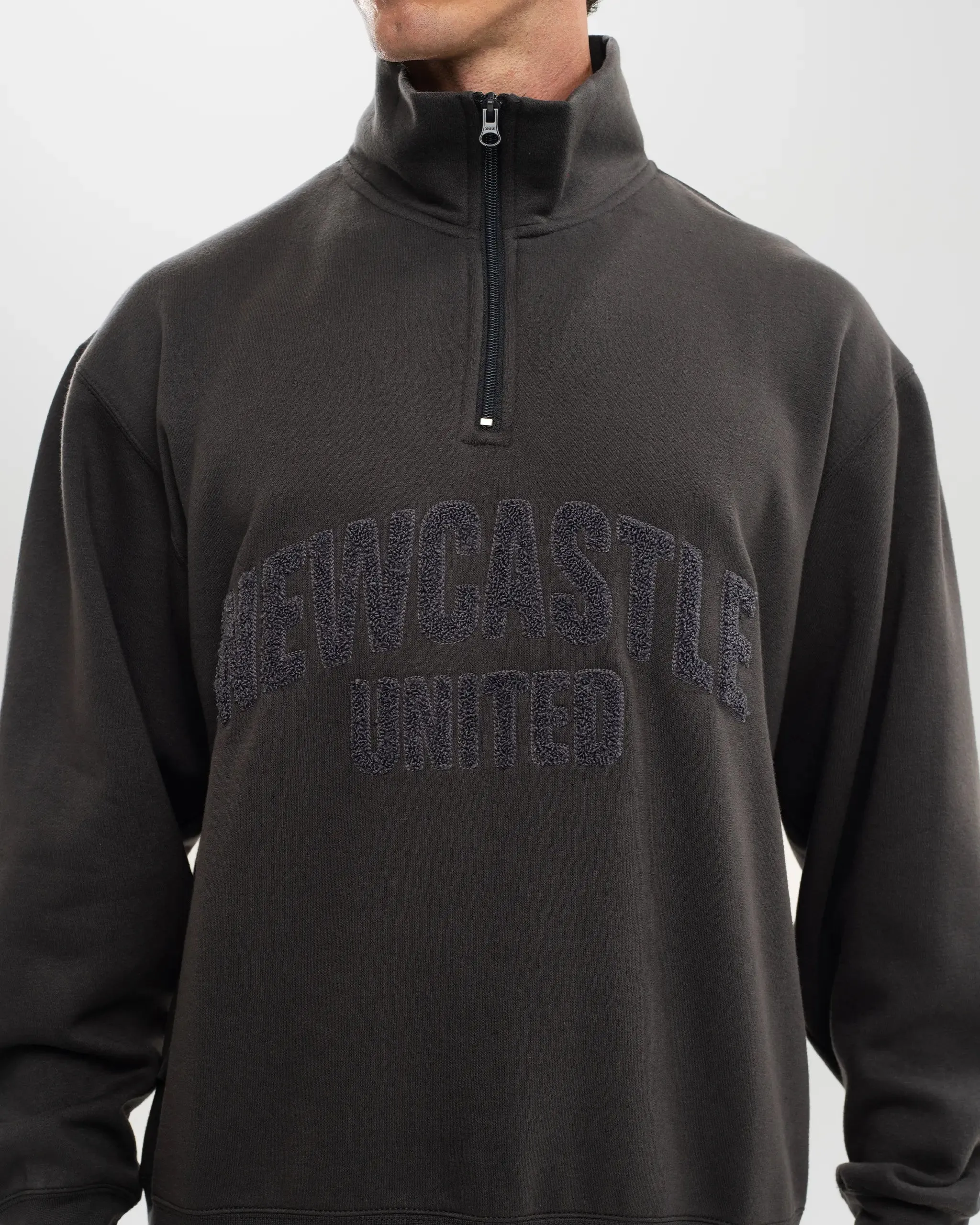 Newcastle United 1/4 Zip Tonal Sweater sold by Newcastle United product image thumbnail 5