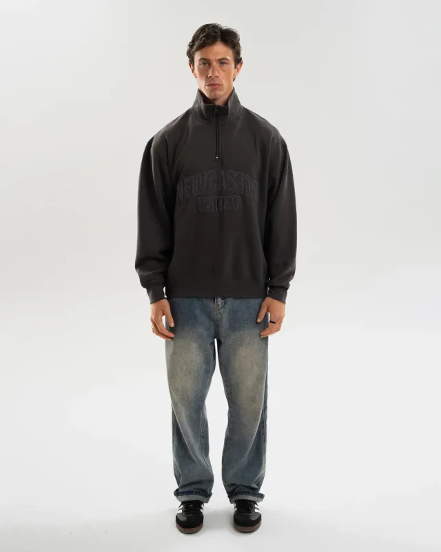 Newcastle United 1/4 Zip Tonal Sweater made by Newcastle United