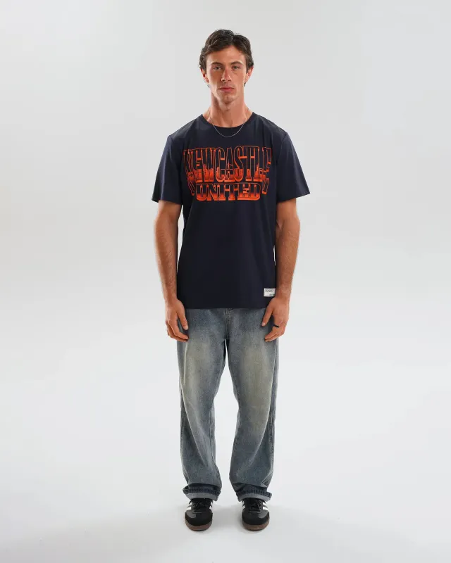 Newcastle United Navy Graphic T-Shirt sold by Newcastle United