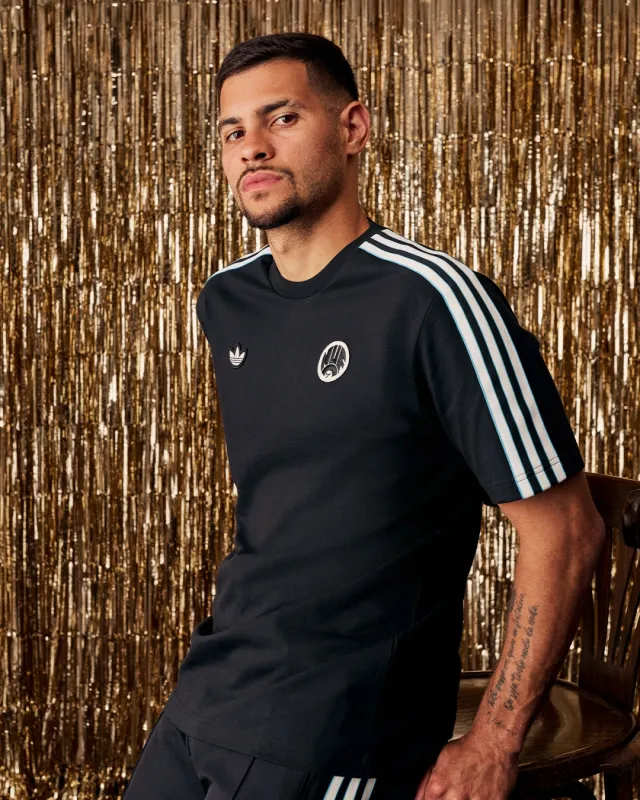 Newcastle United adidas 25/26 Terrace Icons Black Tee sold by Newcastle United