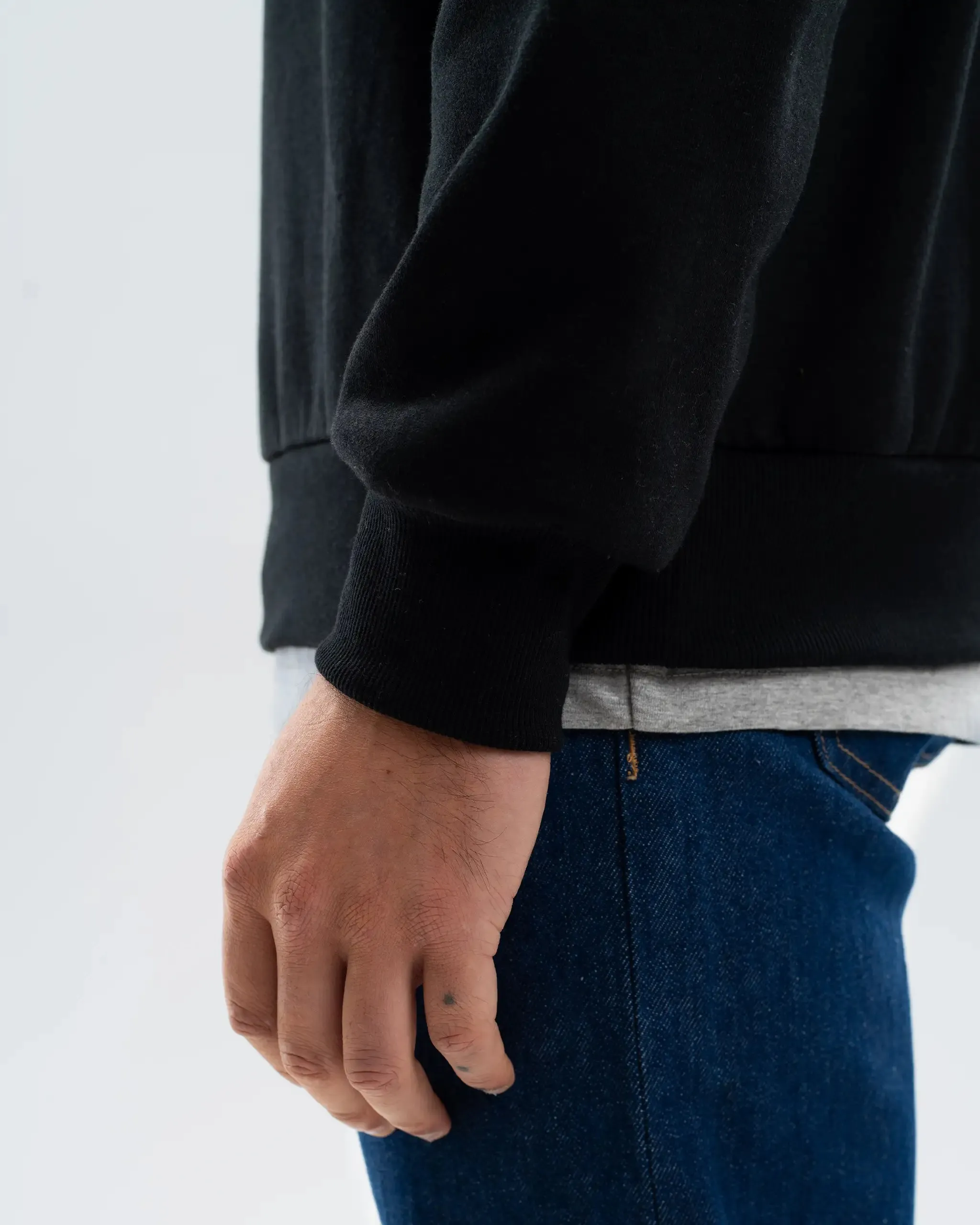 Newcastle United Men's Essentials Range Black Crew Neck Sweater sold by Newcastle United product image thumbnail 5
