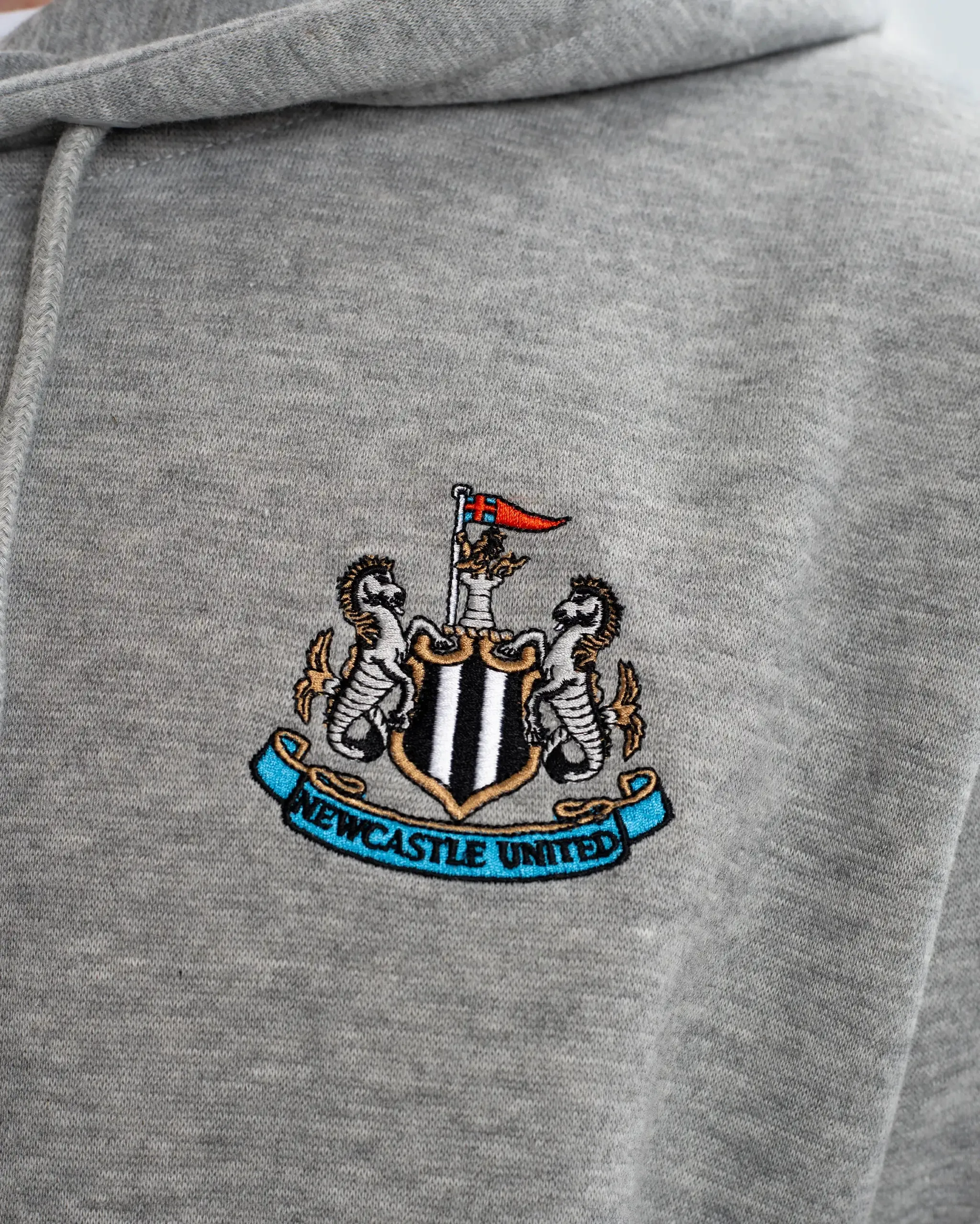 Newcastle United Men's Essentials Range Grey Hoodie sold by Newcastle United product image thumbnail 3