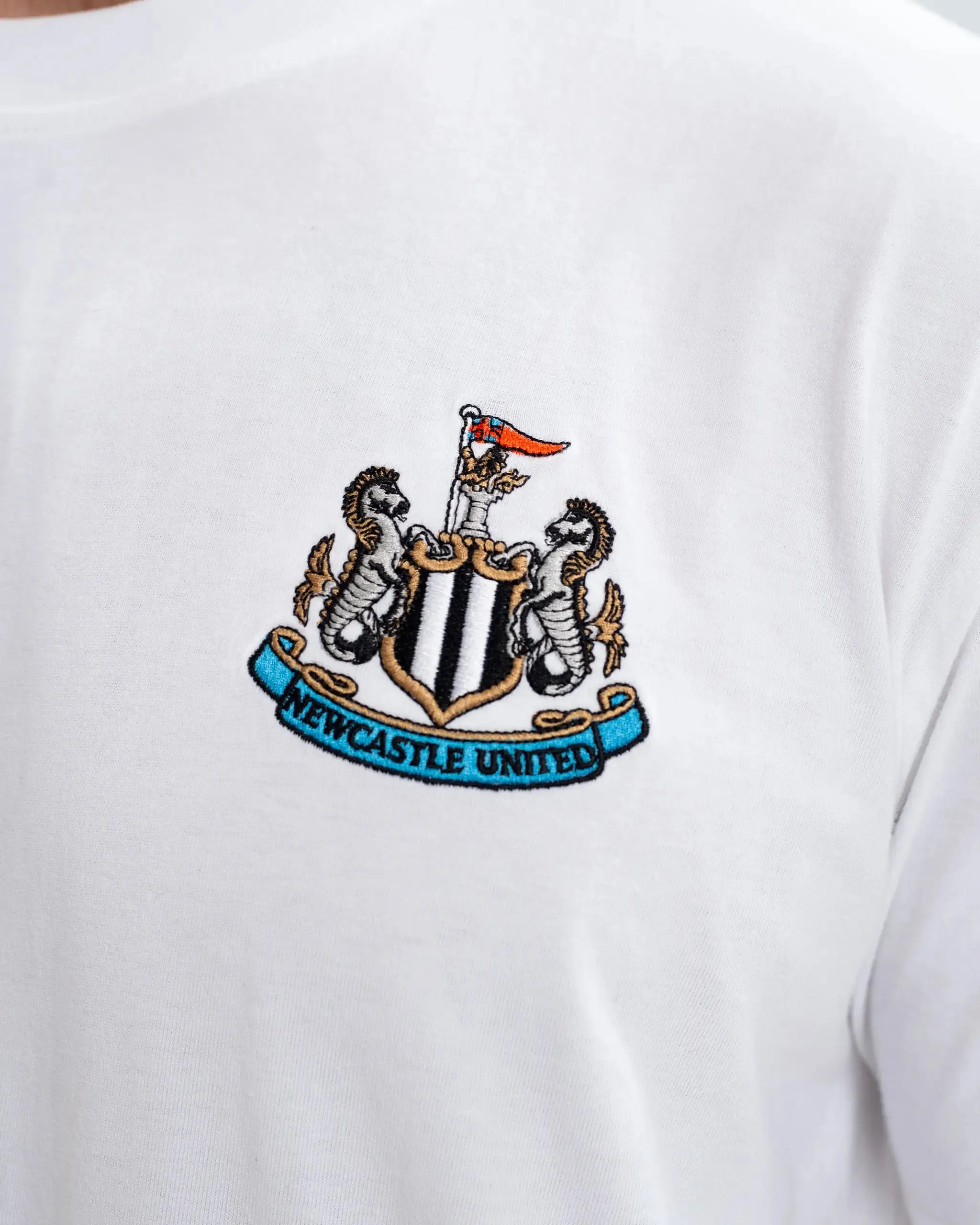 Newcastle United Men's Essentials Range White T-Shirt sold by Newcastle United product image thumbnail 3
