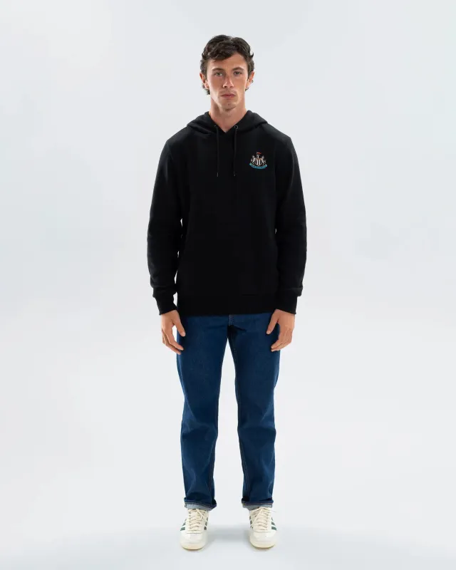 Newcastle United Men's Essentials Range Black Hoodie sold by Newcastle United