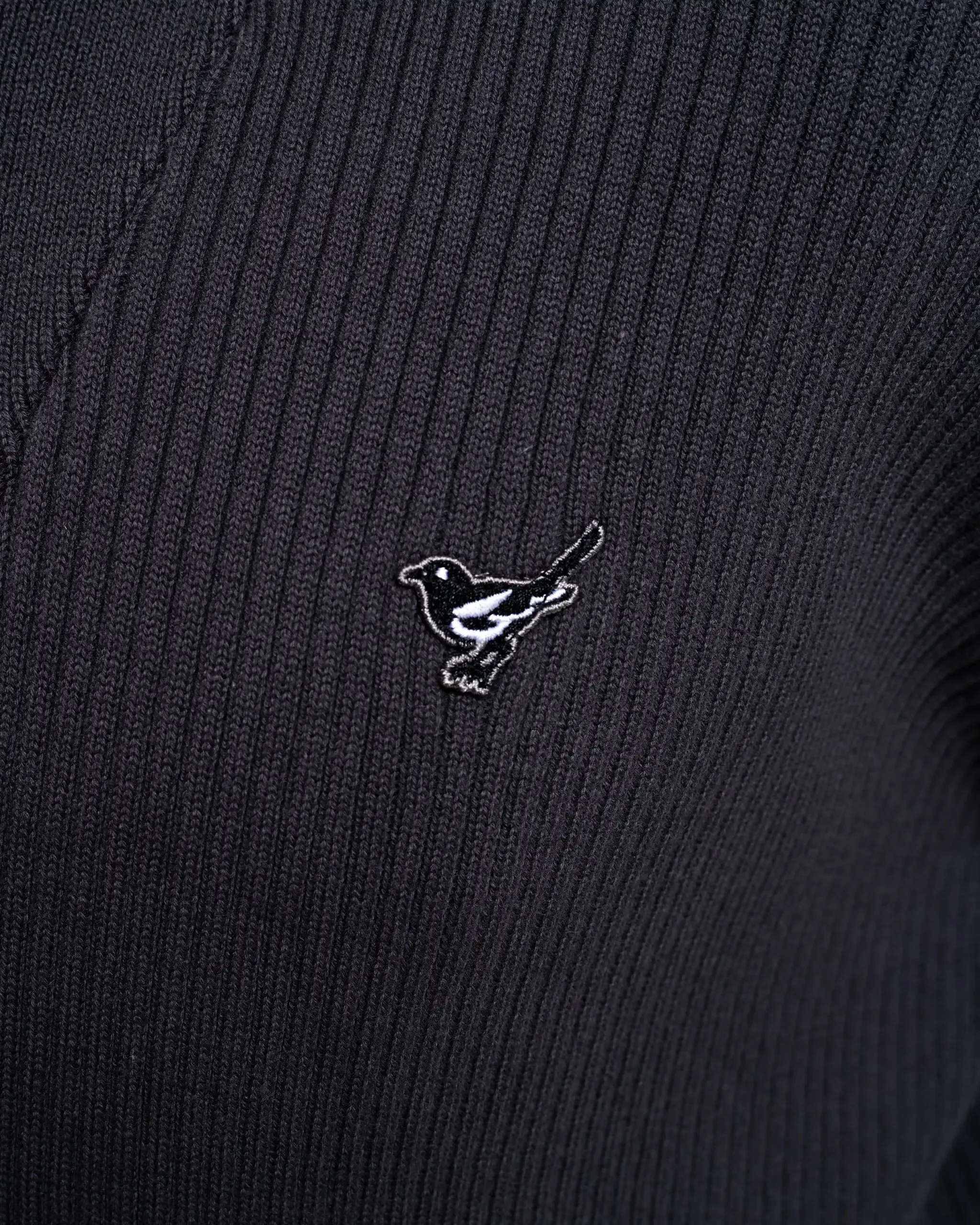 Newcastle United Men's Charcoal Chunky Knit 1/4 Zip Top sold by Newcastle United product image thumbnail 4