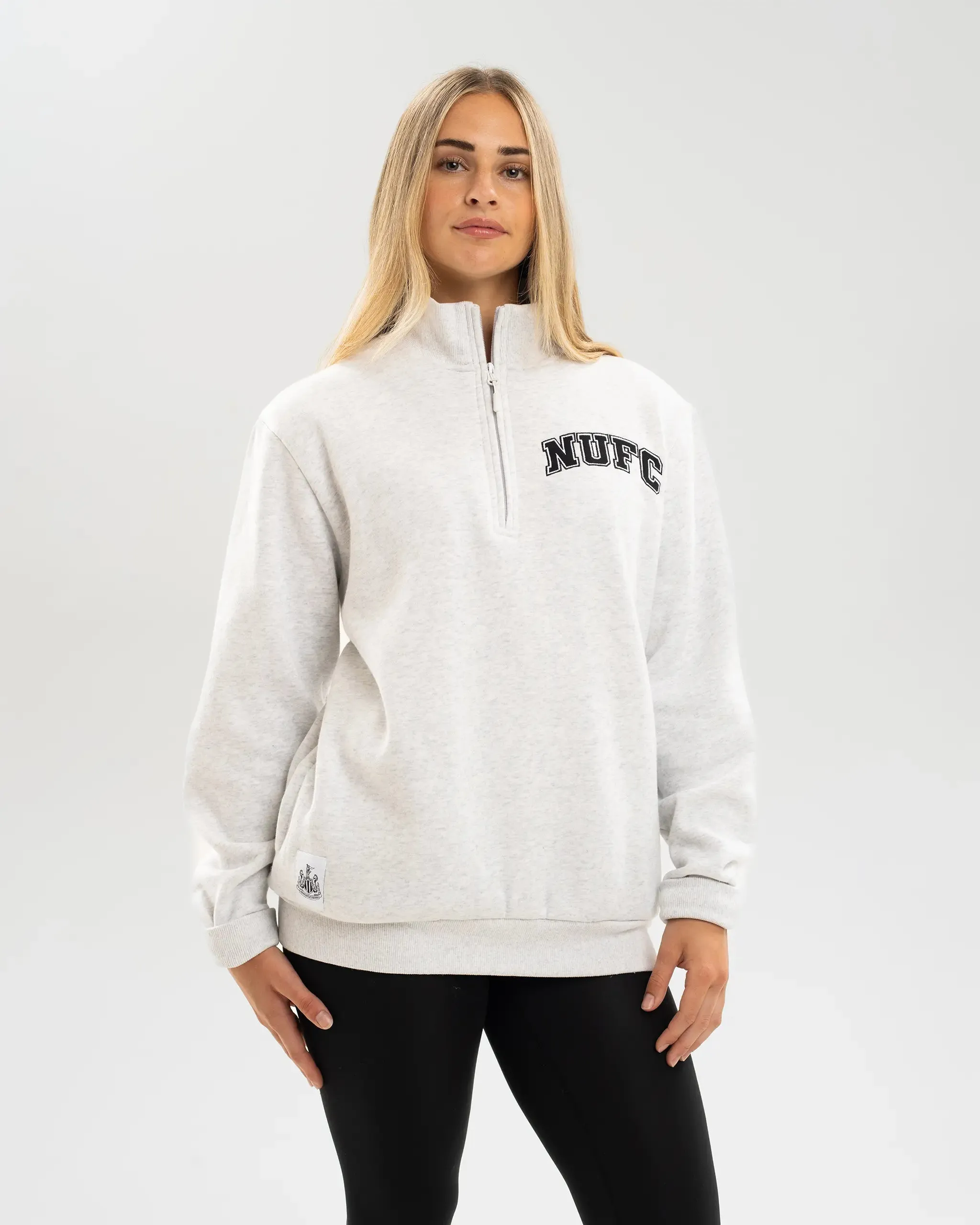 Newcastle United Adults NUFC Quarter Zip Sweatshirt sold by Newcastle United product image thumbnail 2