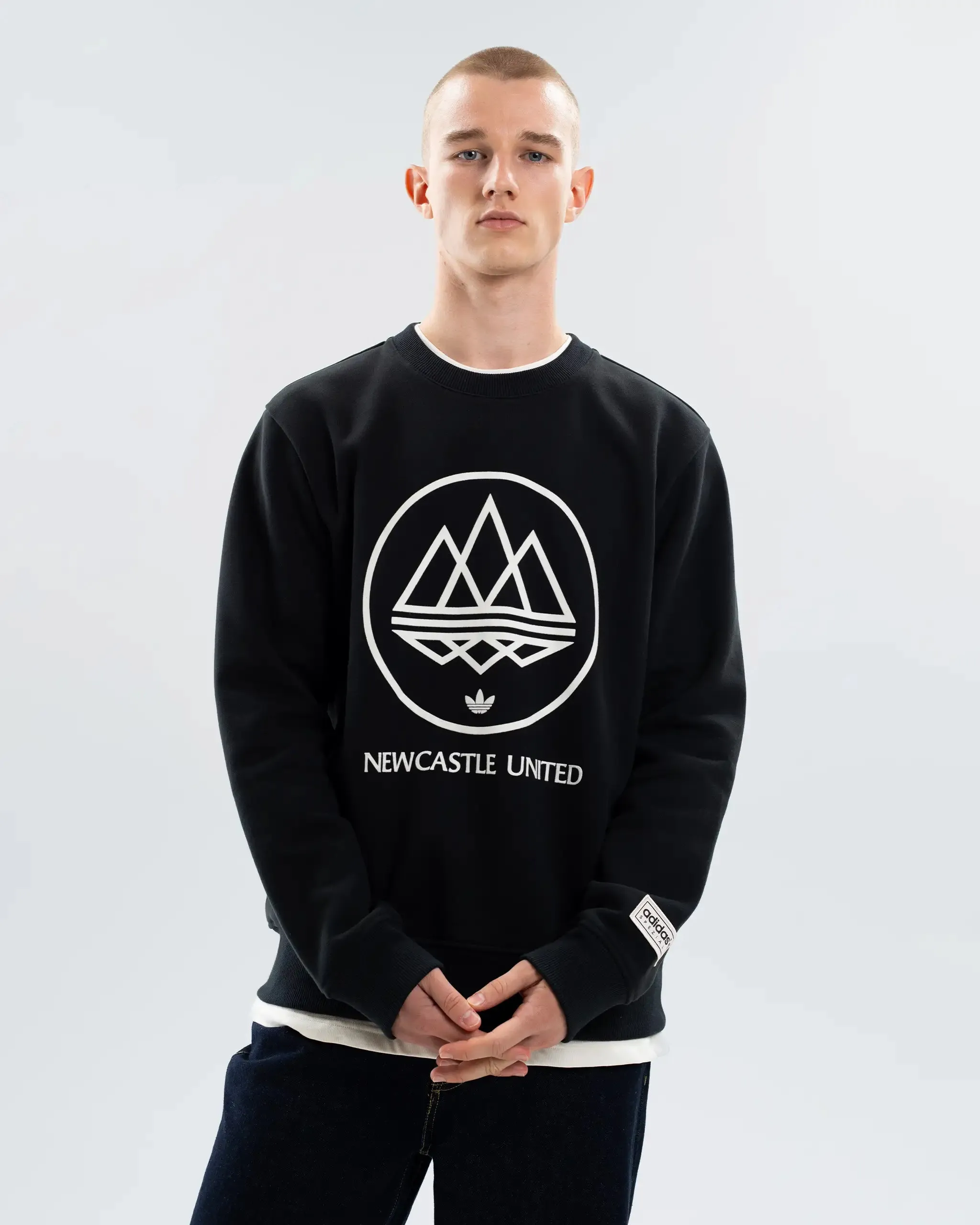 Newcastle United adidas SPZL F.C. Crew Neck Sweatshirt sold by Newcastle United product image thumbnail 3