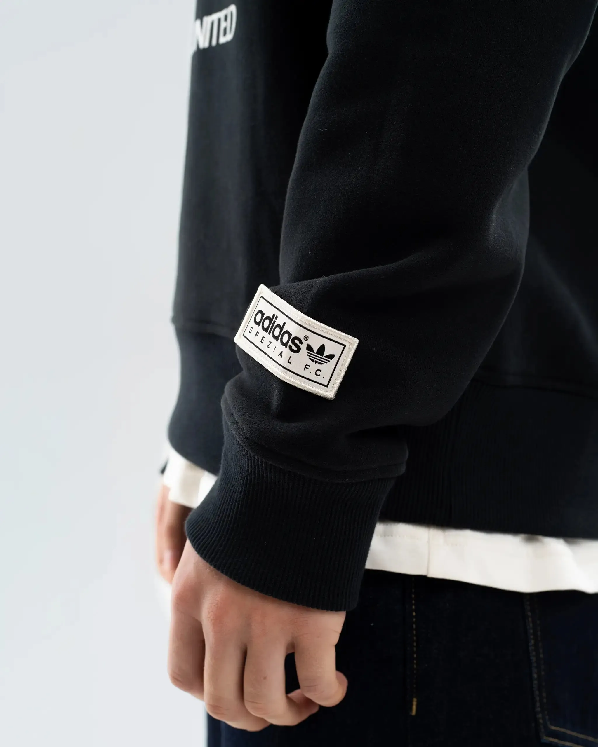 Newcastle United adidas SPZL F.C. Crew Neck Sweatshirt sold by Newcastle United product image thumbnail 5